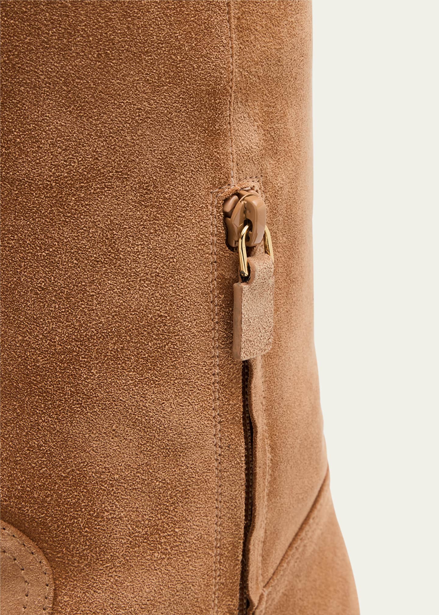 Stuart Weitzman Tate Knee-High Pointed Suede Boots Image 6 of 6
