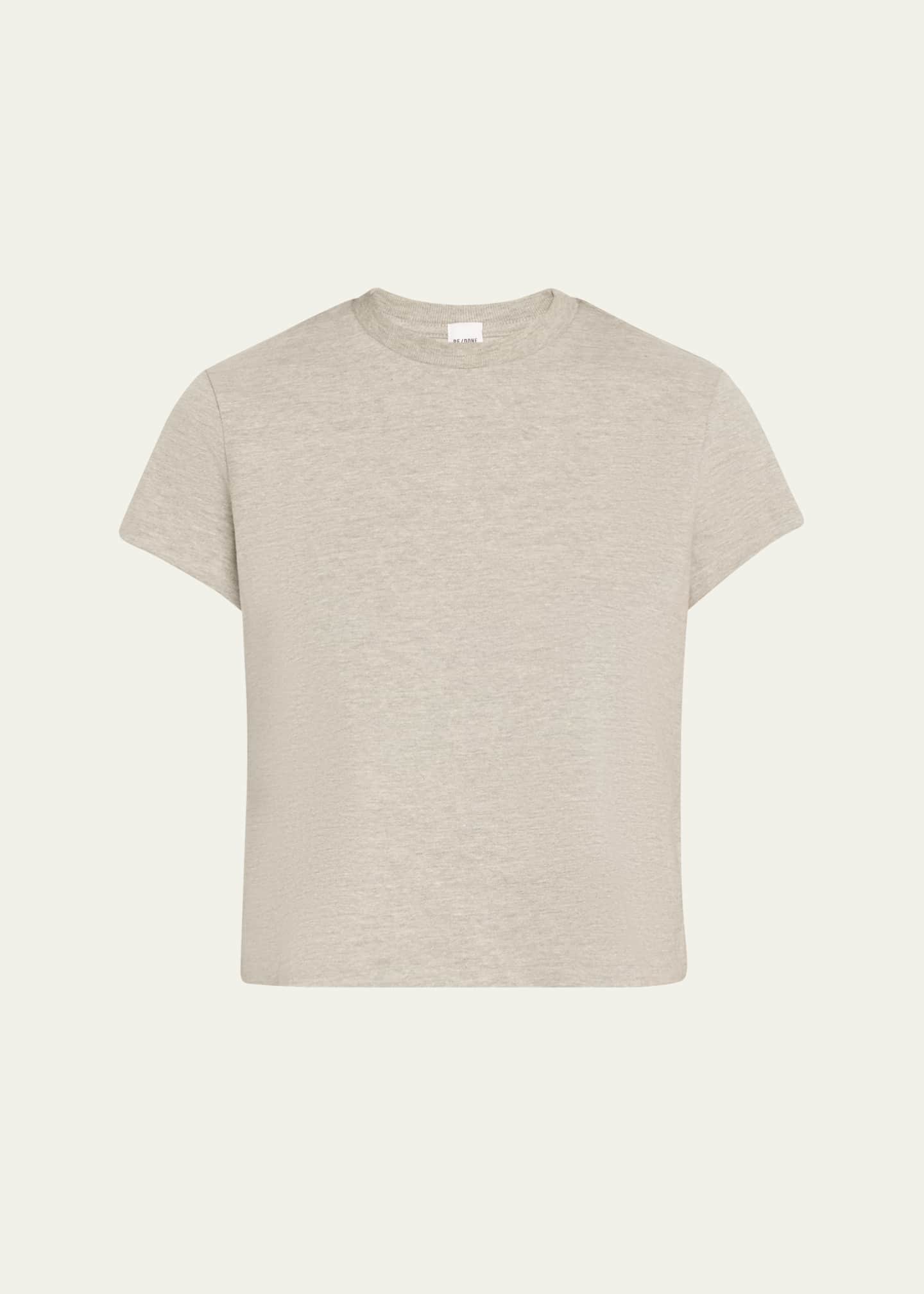 RE/DONE 50s Boxy Crewneck Tee Image 1 of 5