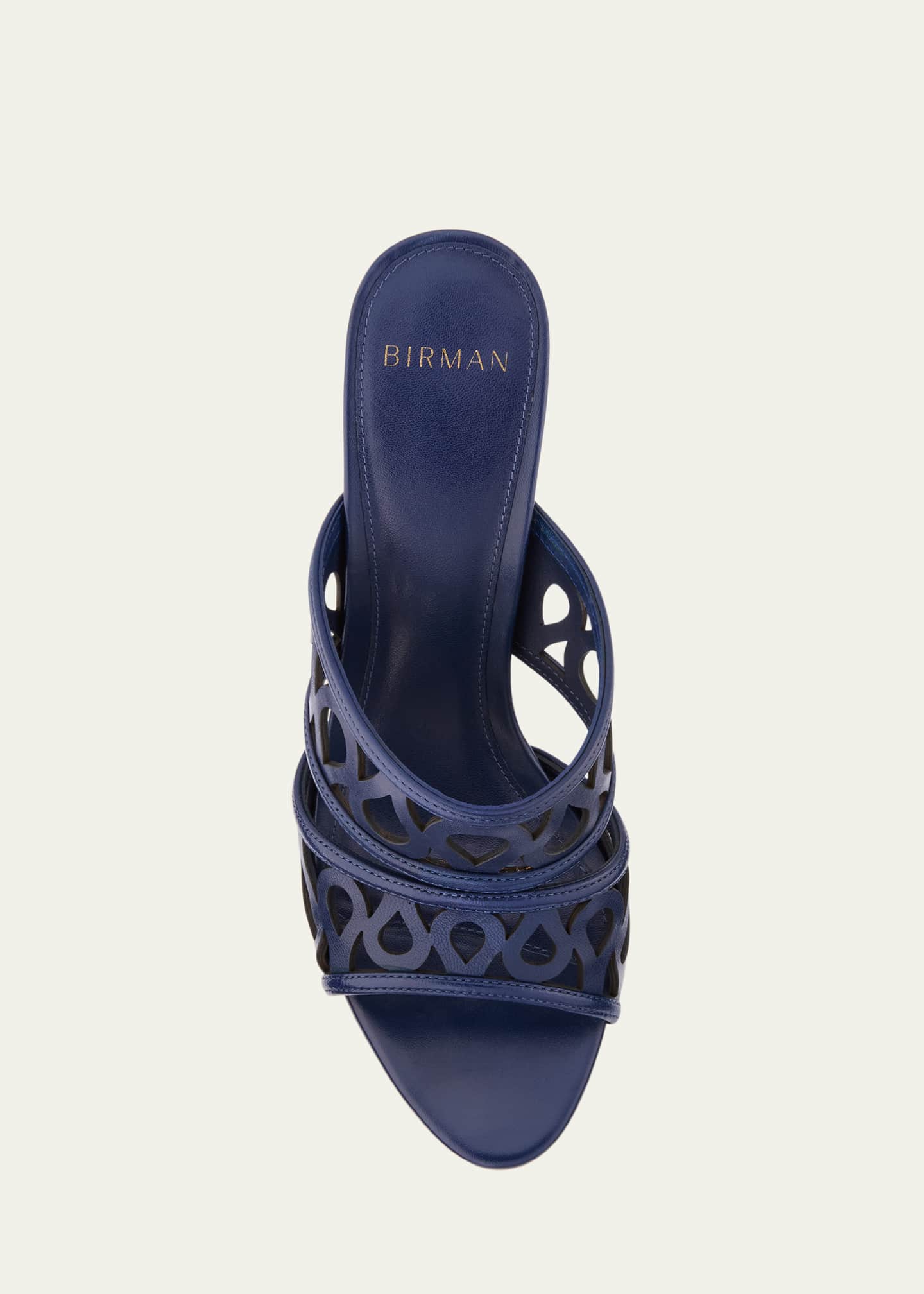 Alexandre Birman Dakota Cutout Leather Mule Sandals Image 6 of 6