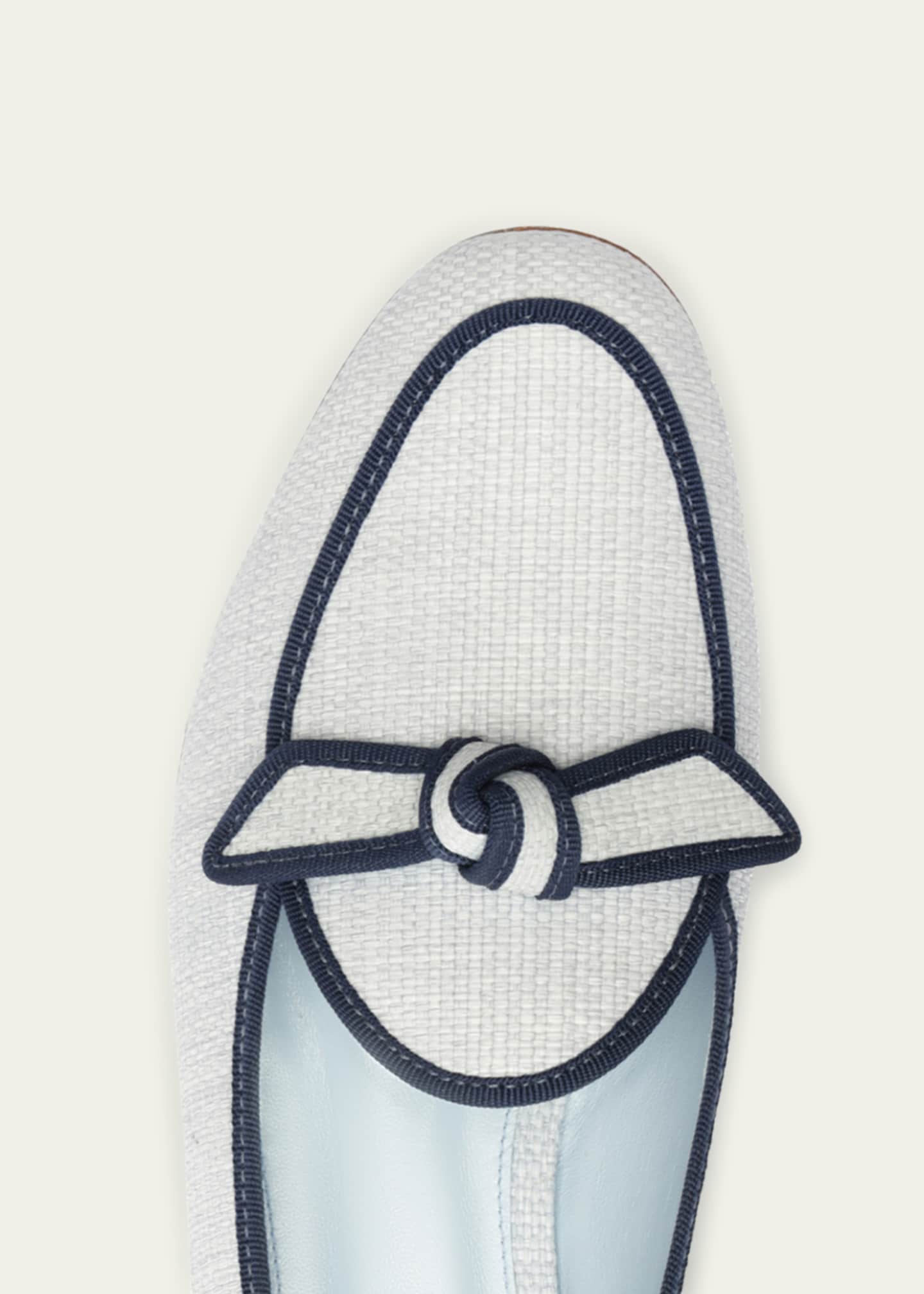Alexandre Birman Raffia Knot Slip-on Loafers Image 4 of 5
