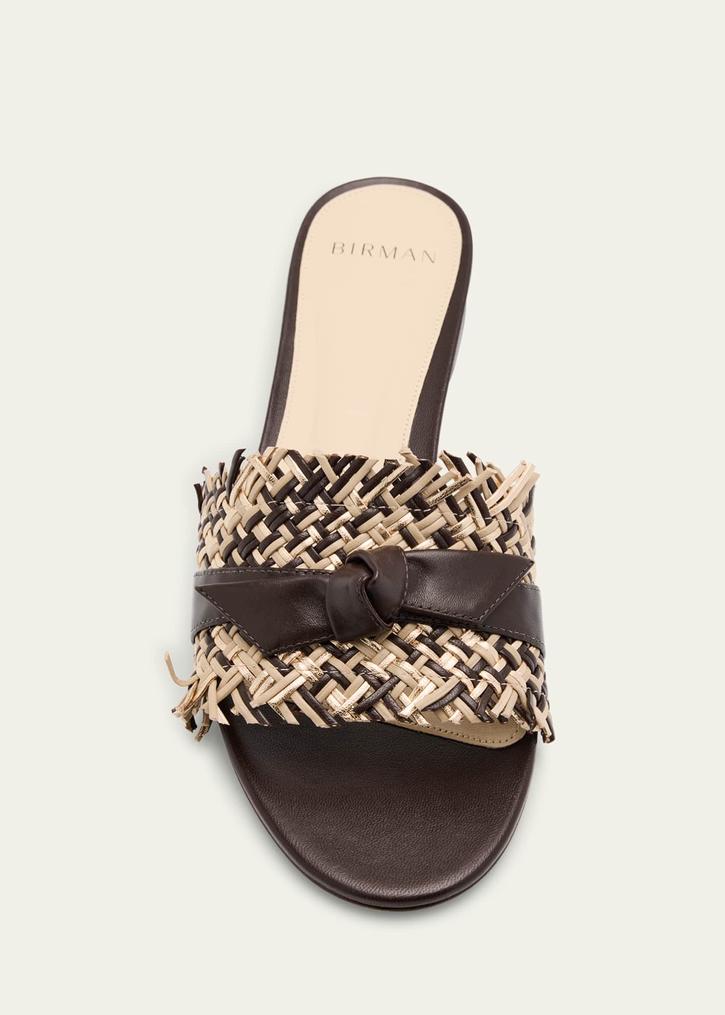 Alexandre Birman Clarita Basket Bloom Flat Sandals Image 6 of 6