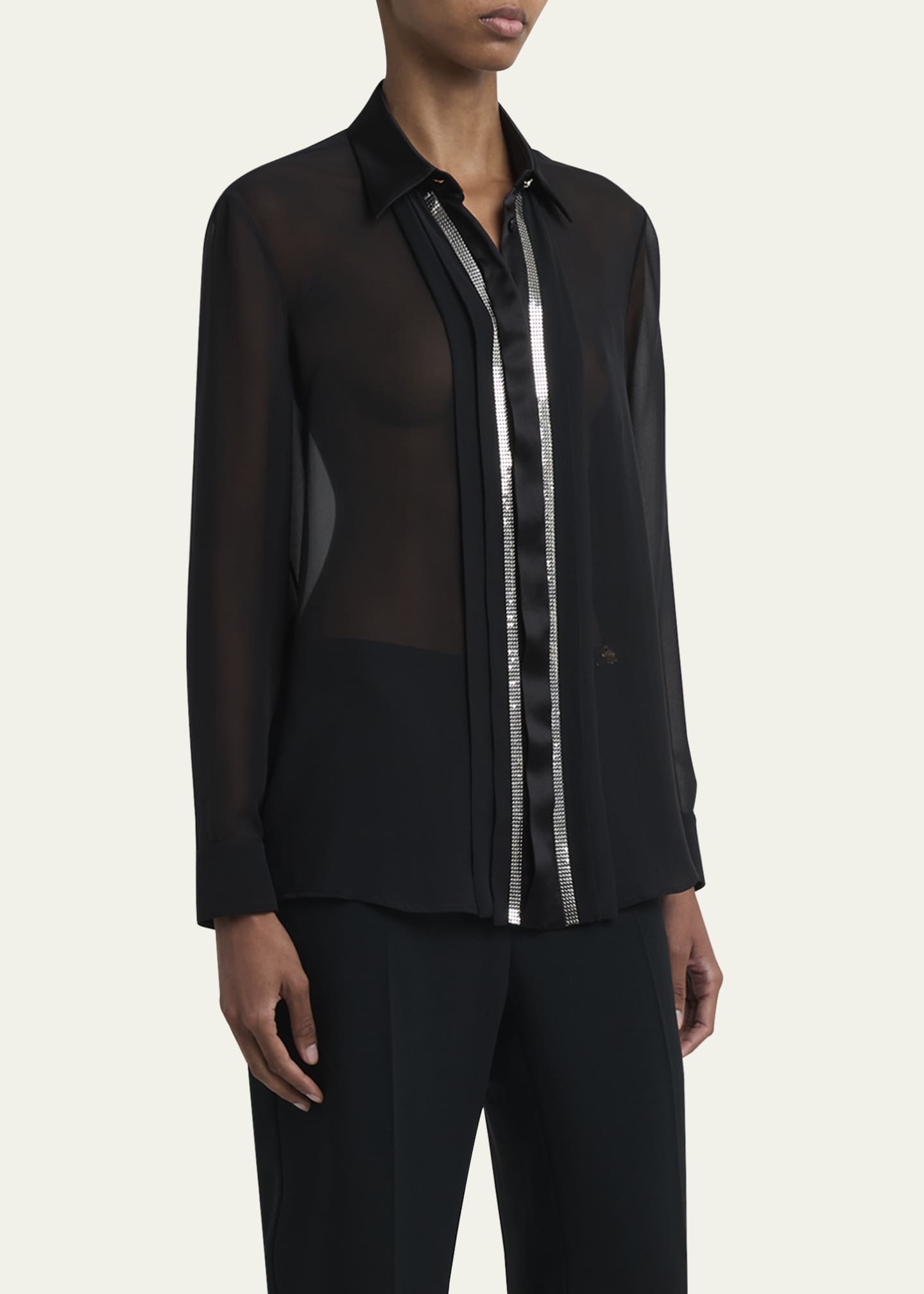 Versace mesh shirt best sale
