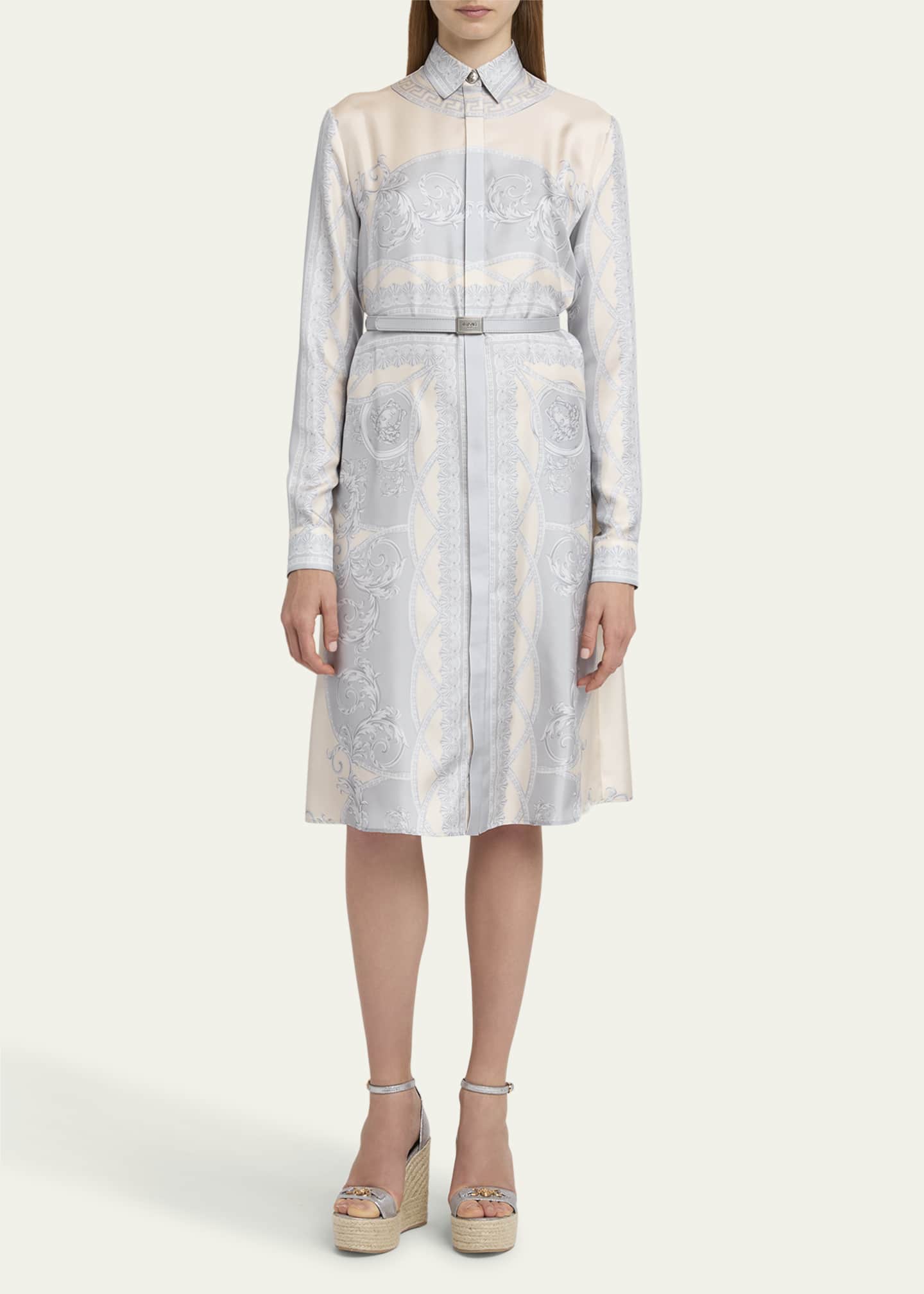 Versace Barocco Foulard Coupe des Dieux Dress Image 2 of 5