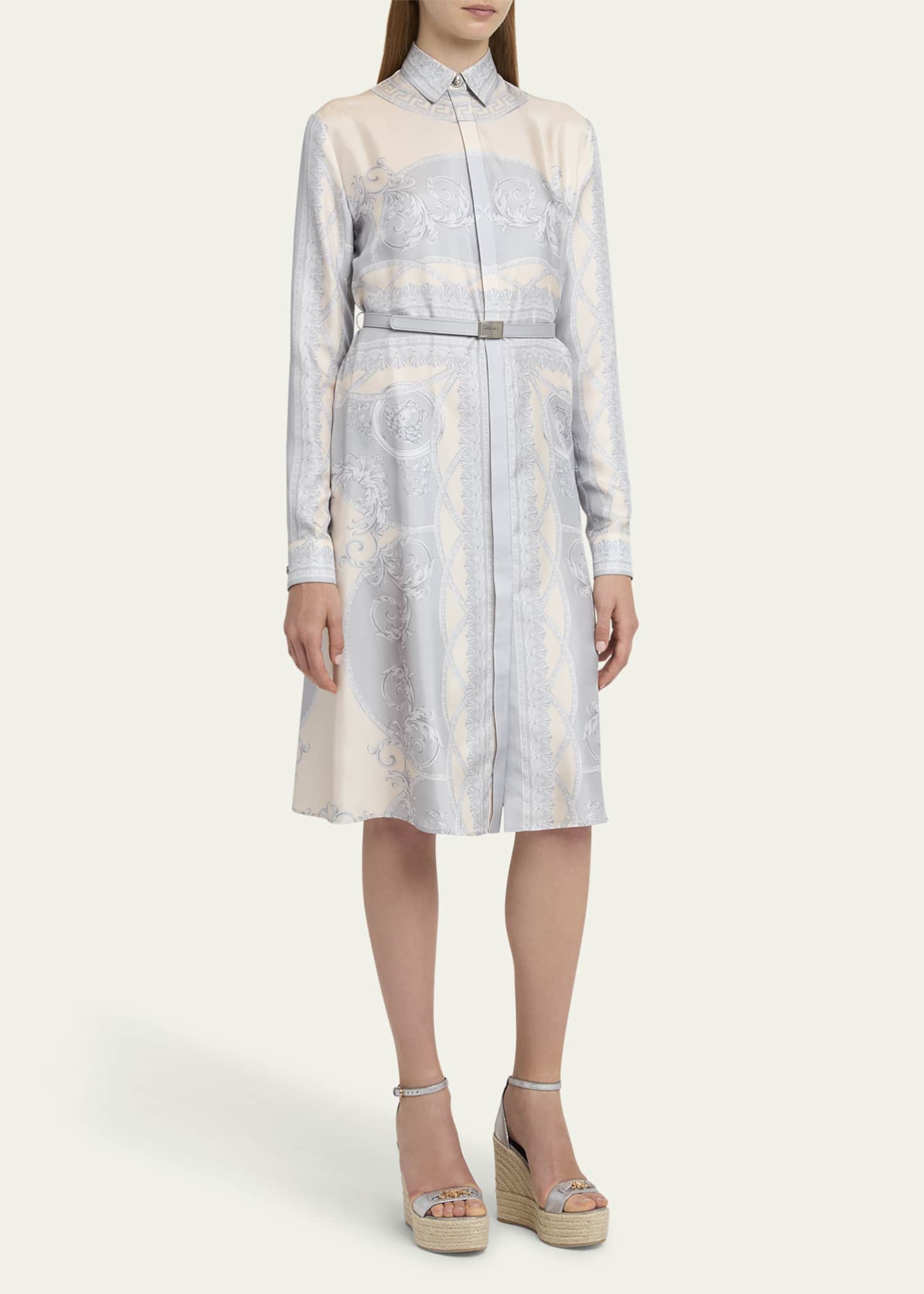Versace Barocco Foulard Coupe des Dieux Dress Image 4 of 5