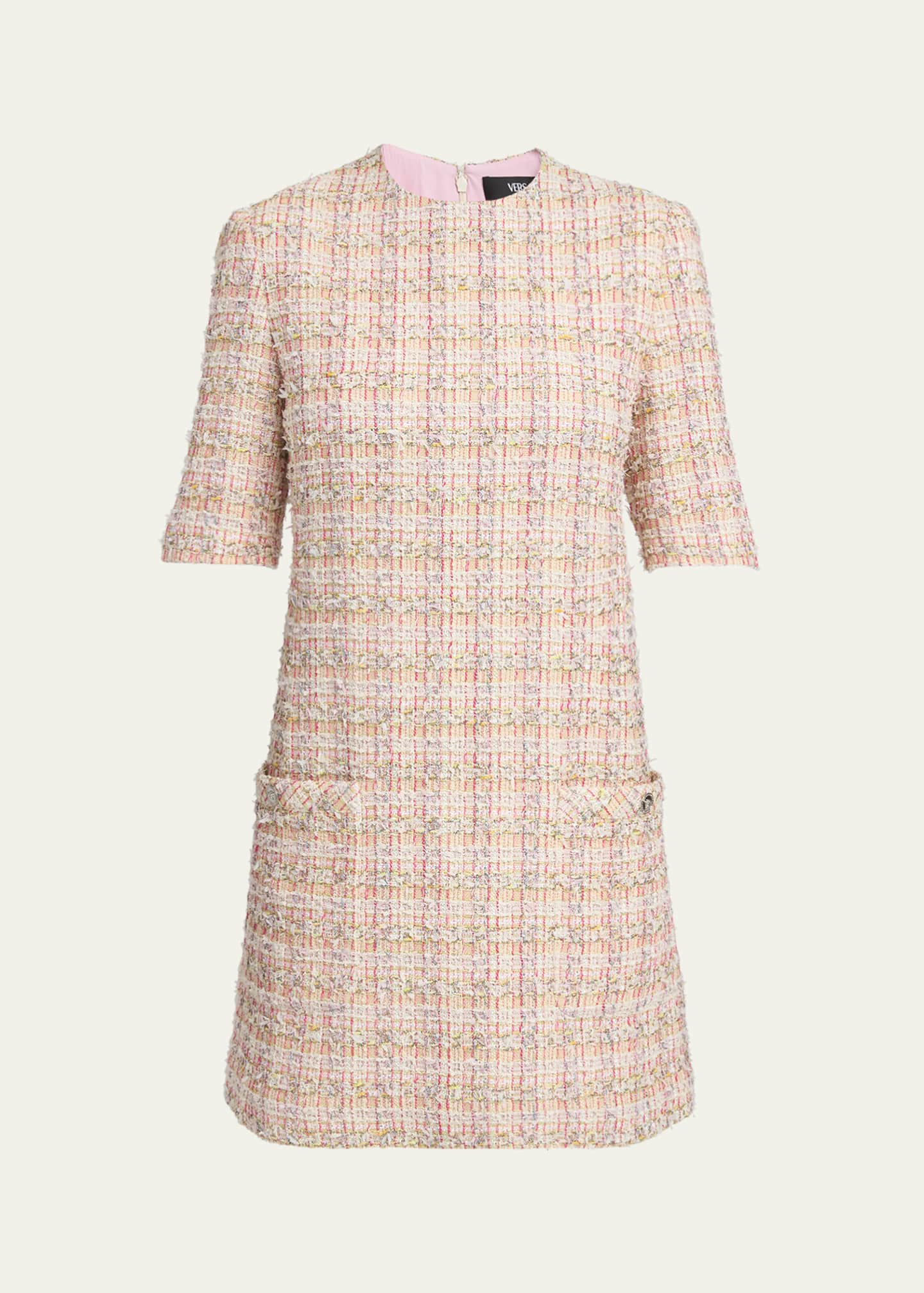 Versace Tweed Mini Dress Image 1 of 5