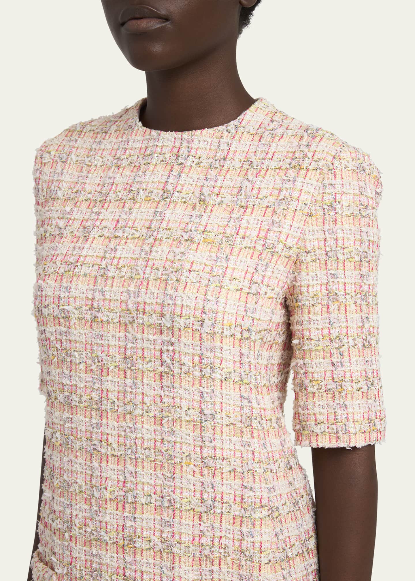 Versace Tweed Mini Dress - Bergdorf Goodman