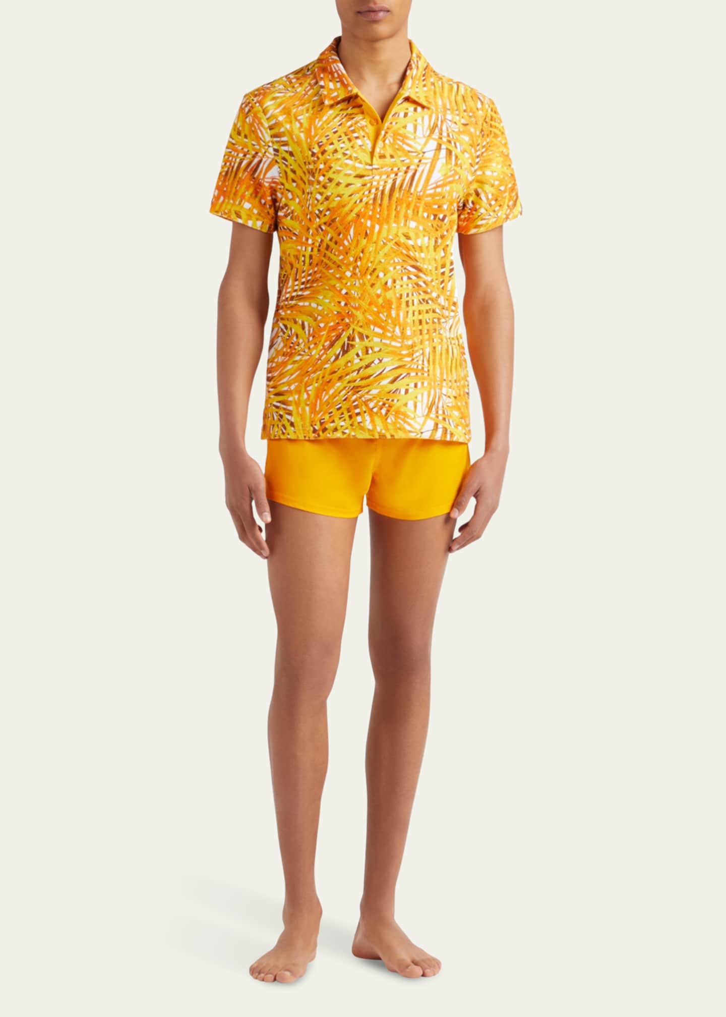 Vilebrequin Men's Palm Leaves Camp Shirt Image 2 of 3
