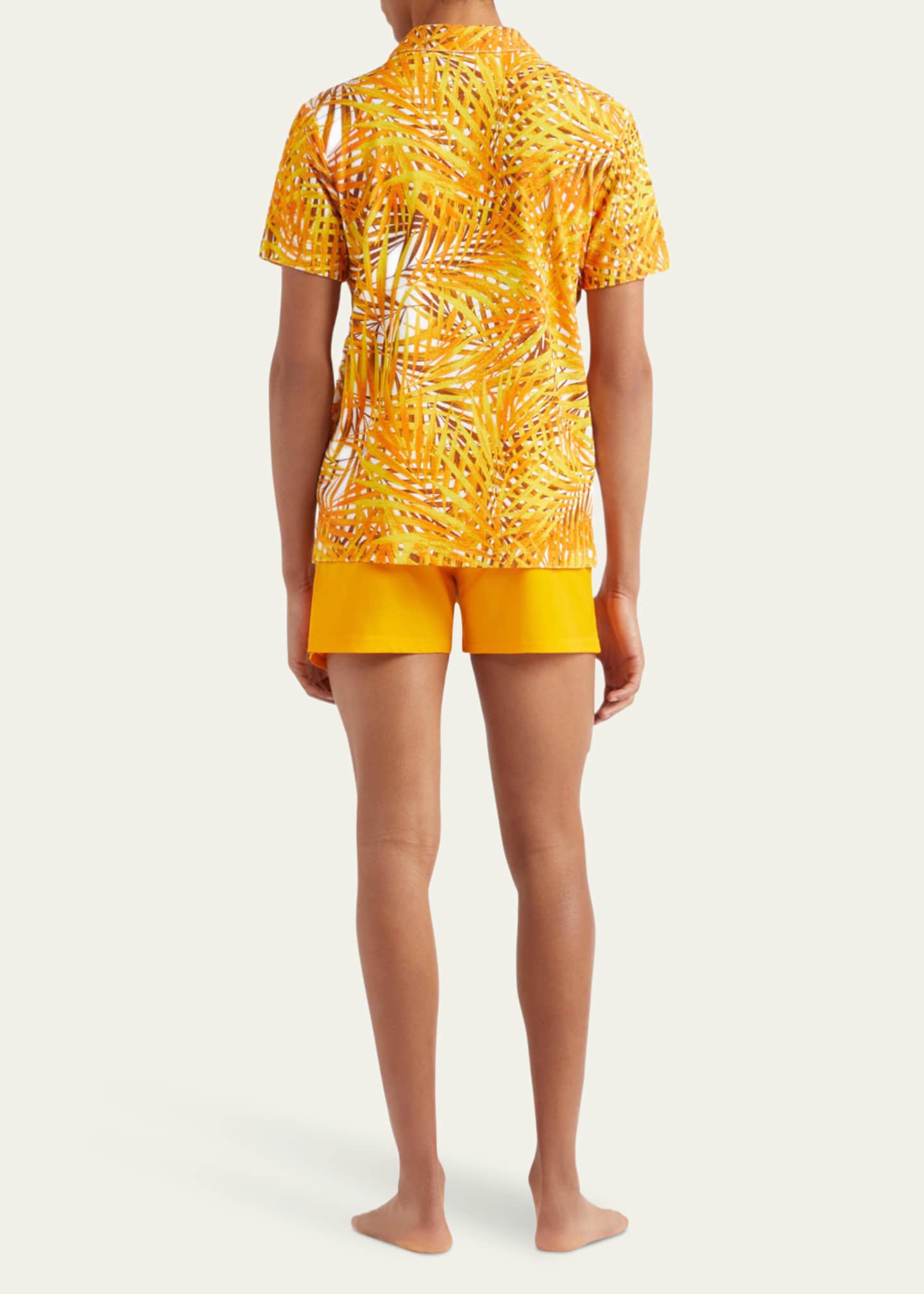 Vilebrequin Men's Palm Leaves Camp Shirt Image 3 of 3