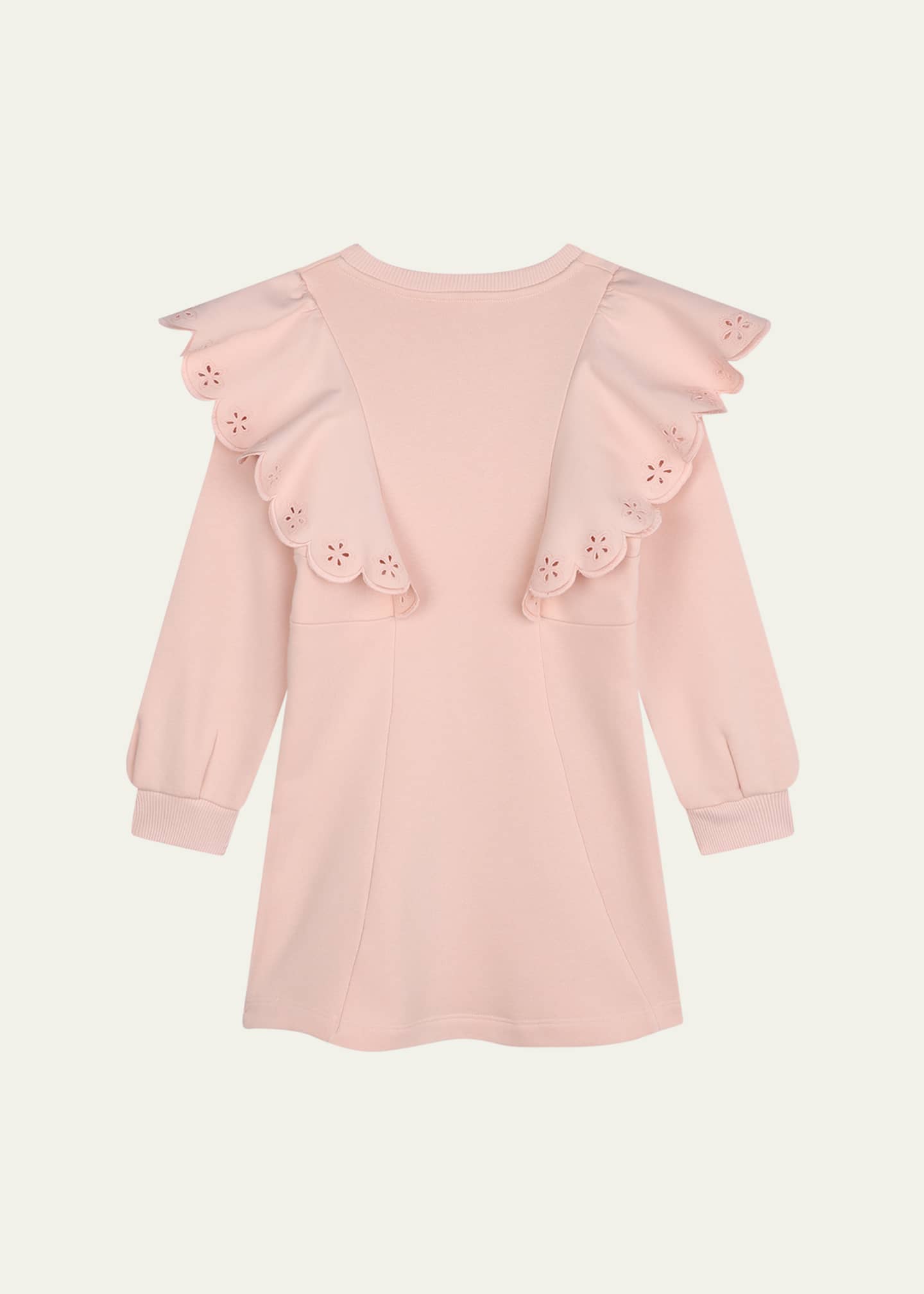 Chloe Girl's Scalloped Embroidered Dress, Size 6-12 Image 2 of 4