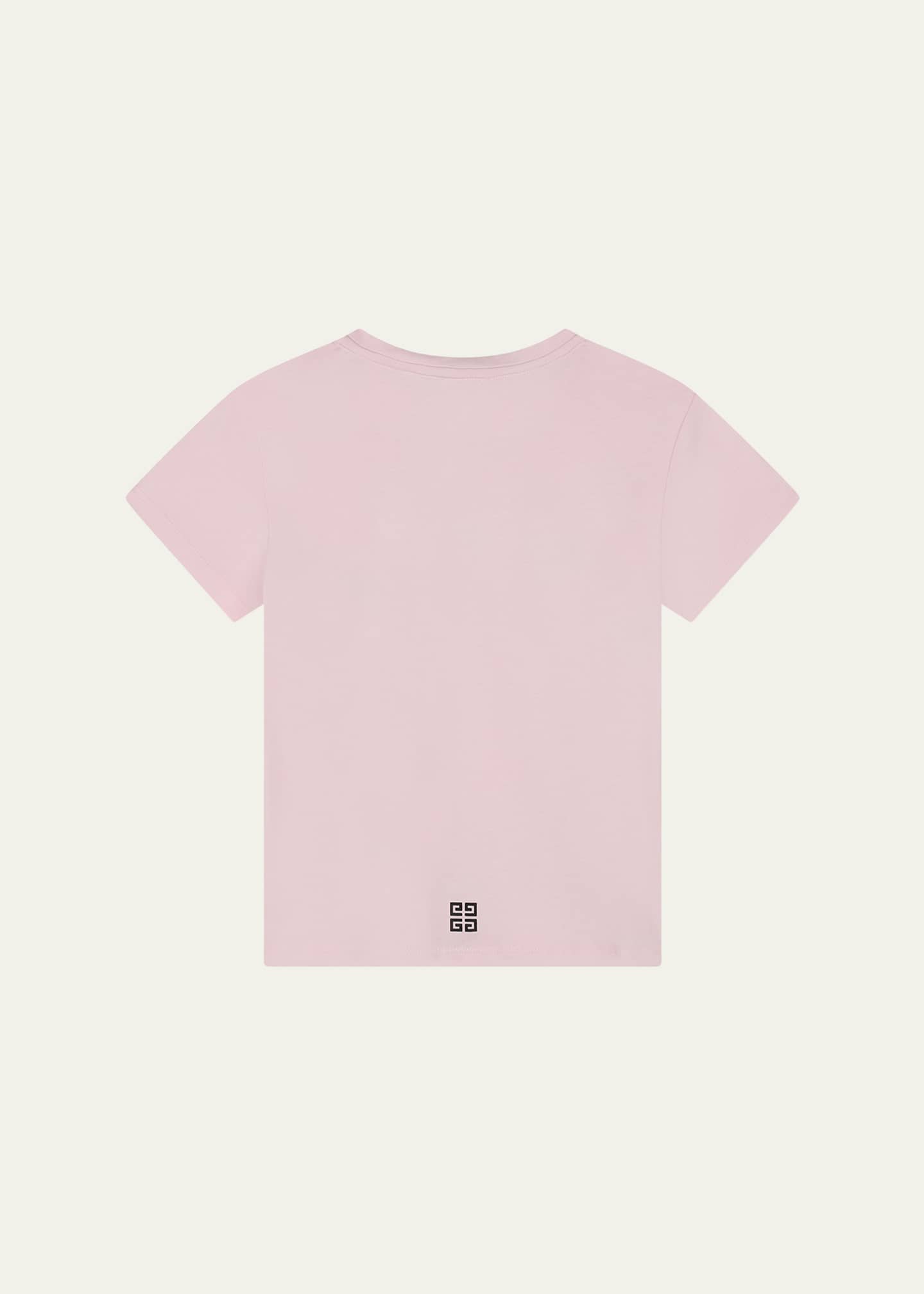 Givenchy Kid's Classic Logo-Print T-Shirt, Size 6-12 Image 2 of 2
