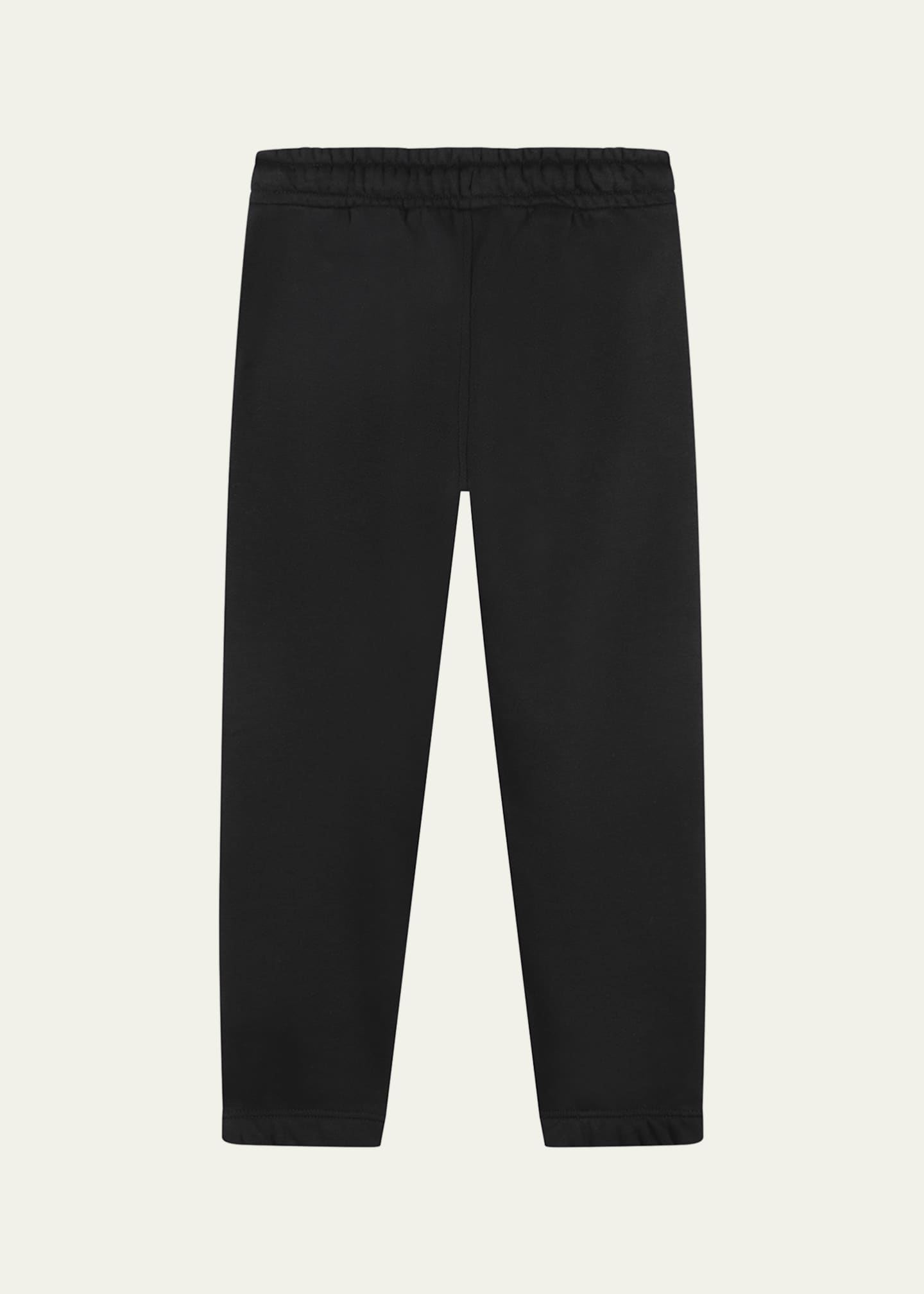 BOSS Kid's Logo-Print Fleece Sweatpants, Size 4-5 Image 2 of 2