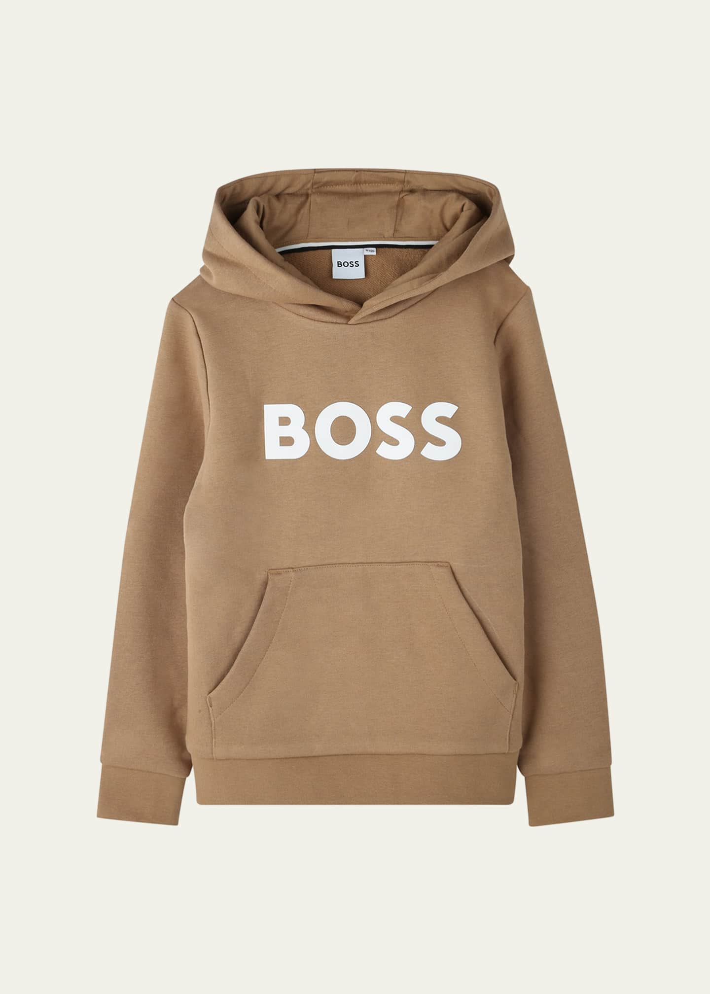 BOSS Boy's Logo-Print Hoodie, Size 4-5 Image 1 of 2