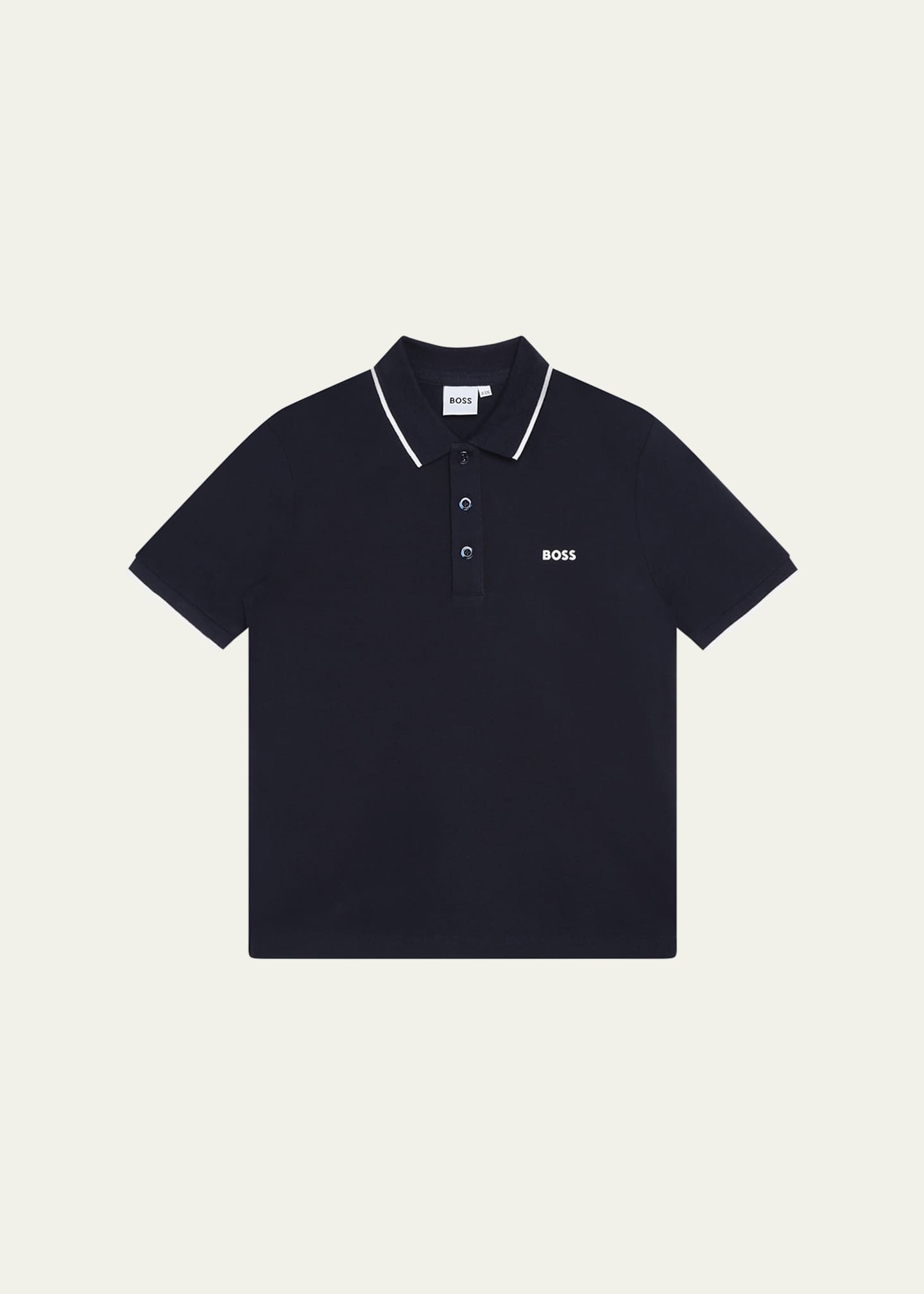 BOSS Boy's Logo-Print Polo Shirt, Size 8-16 Image 1 of 2