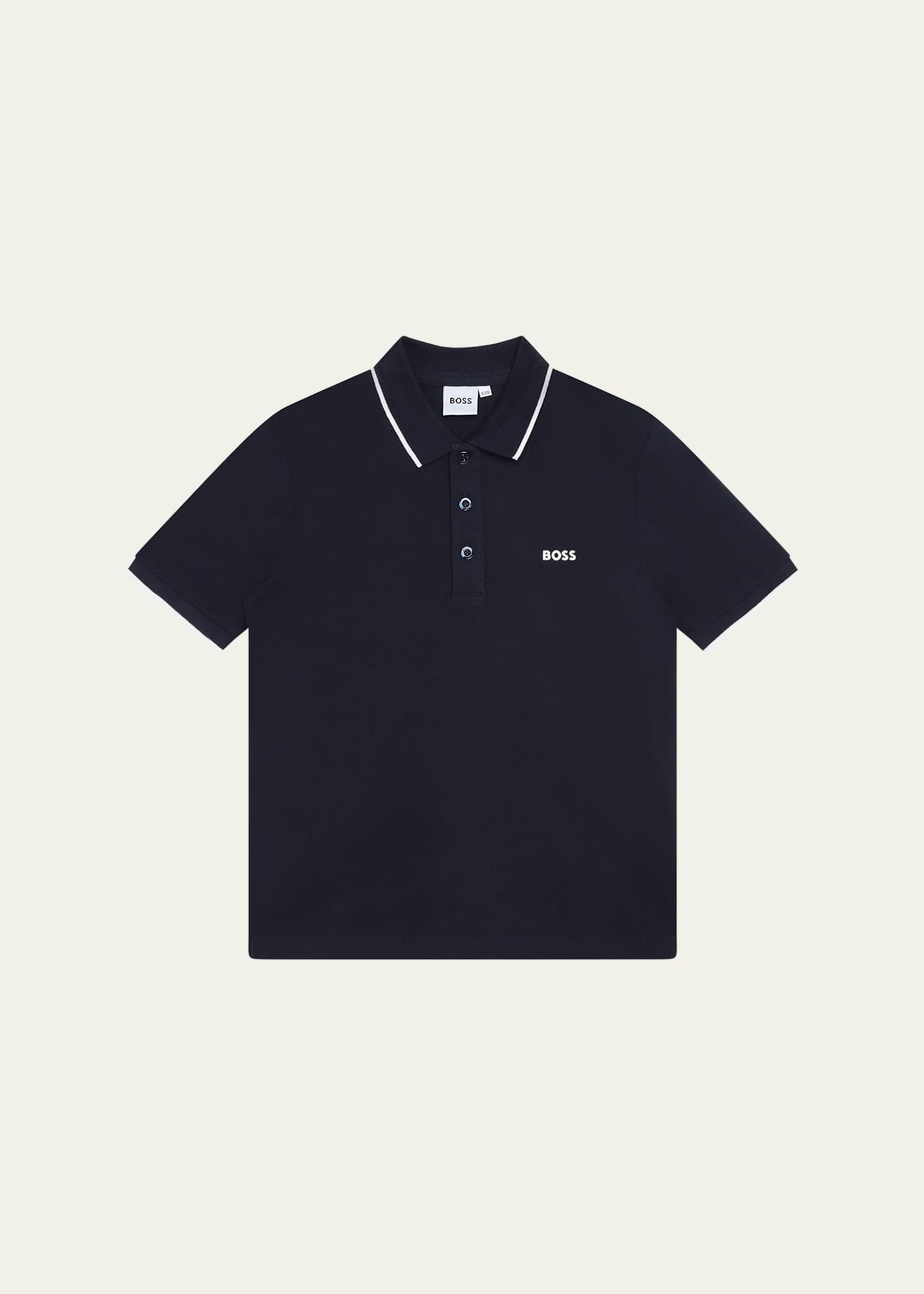 BOSS Boy's Logo-Print Polo Shirt, Size 4-5 Image 1 of 2