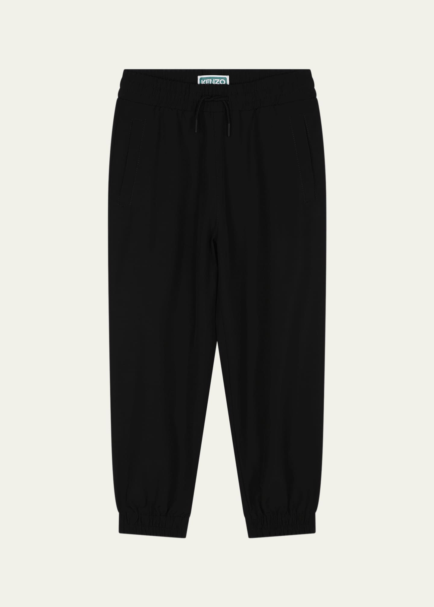 Kenzo Kid's Logo Drawstring Sweatpants, Size 2-5 Image 1 of 2