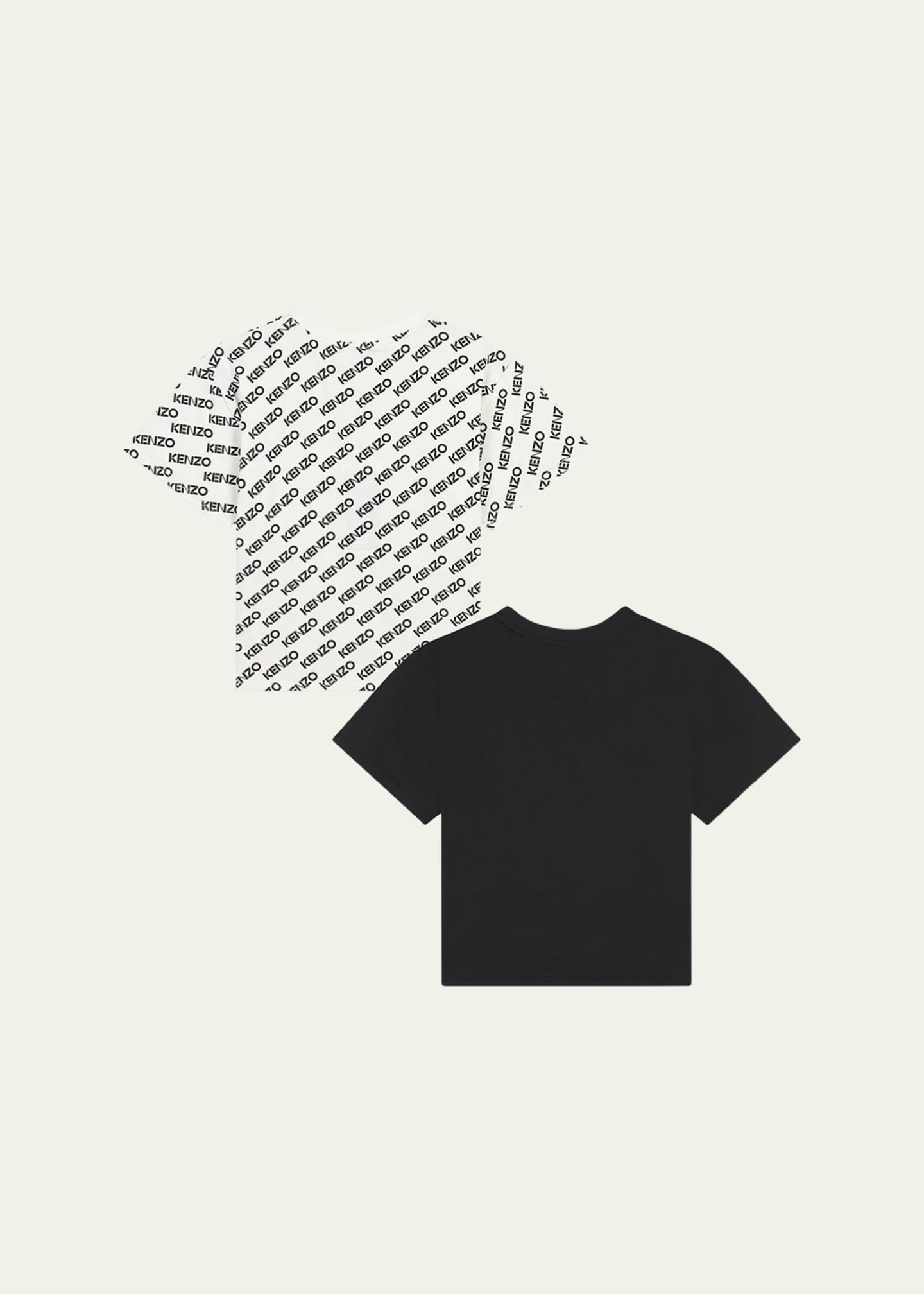 Kenzo Boy's Two-Pack Of T-Shirts, Size 6-10 Image 2 of 4