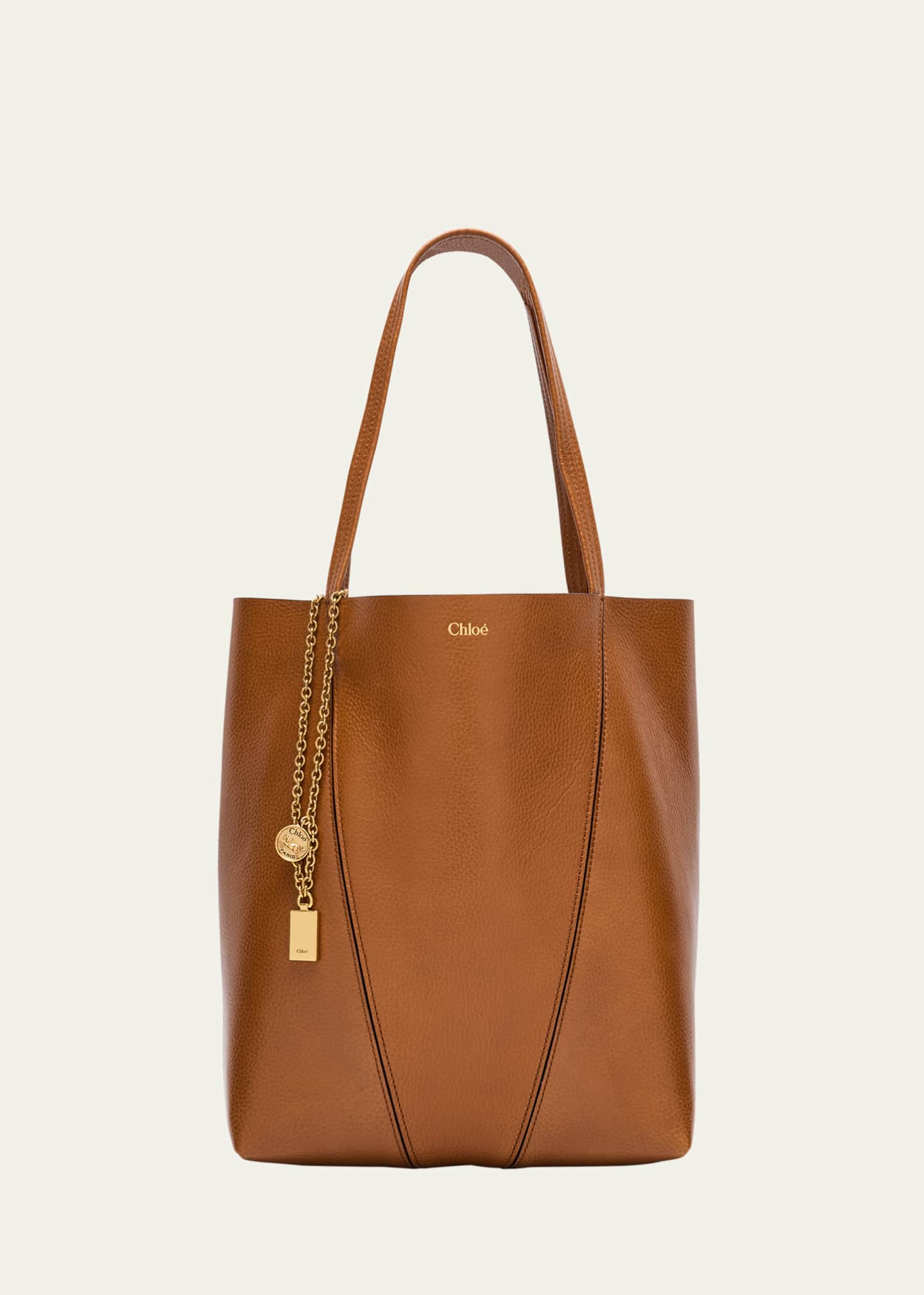 Chloe Spin Medium Tote Bag in Leather - Bergdorf Goodman