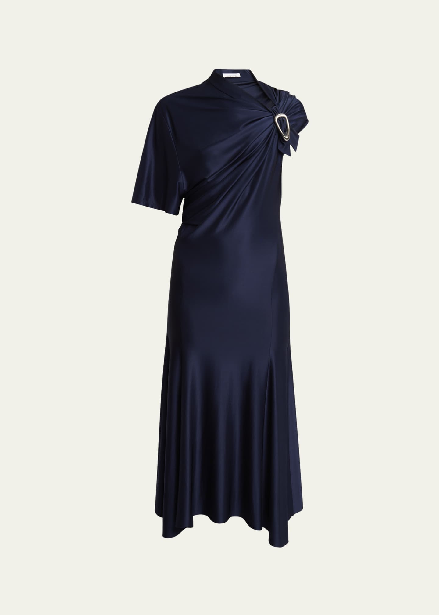 Rabanne Draped Midi Dress Image 1 of 5