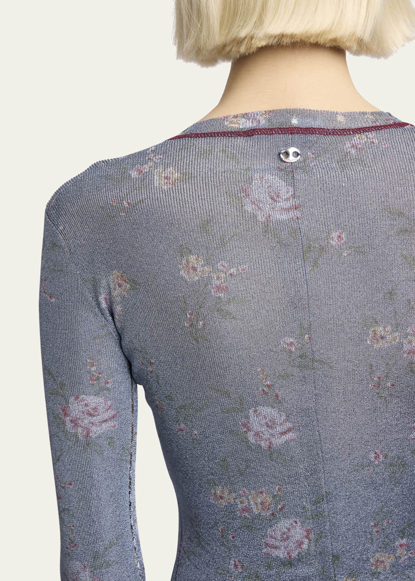 Rabanne Floral Print Midi Dress Image 5 of 5