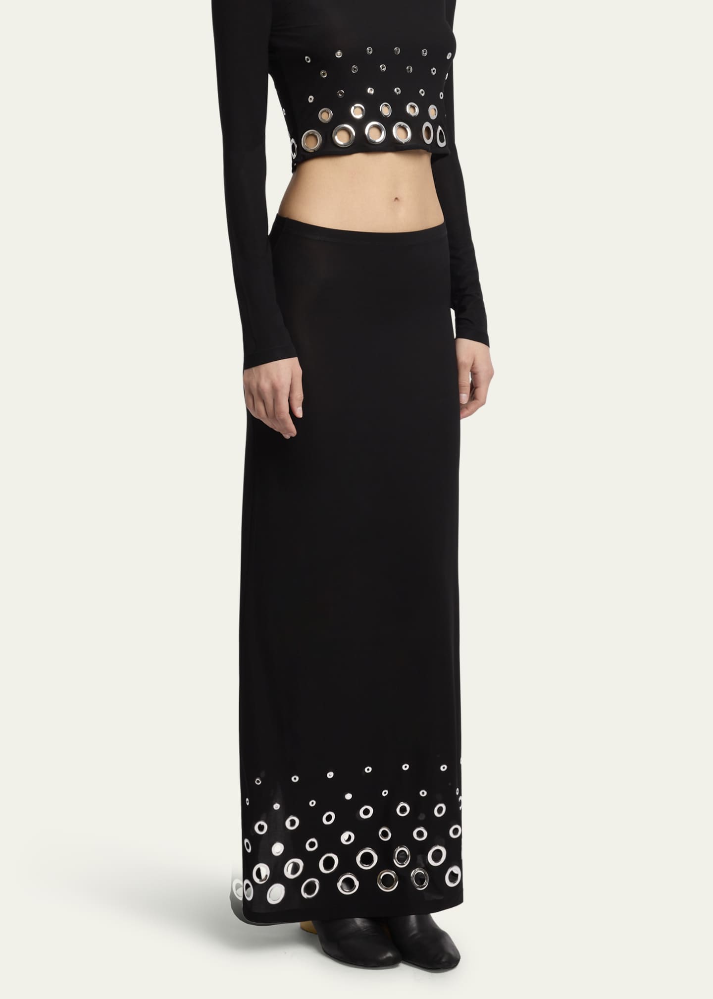 Rabanne Grommet Maxi Skirt Image 4 of 5