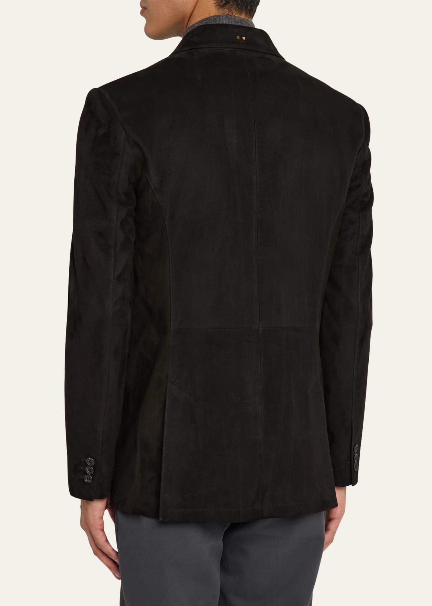 Leather dinner jacket top