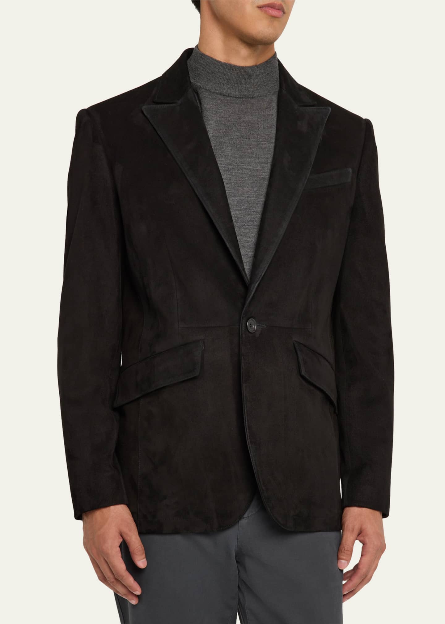 Leather dinner jacket clearance