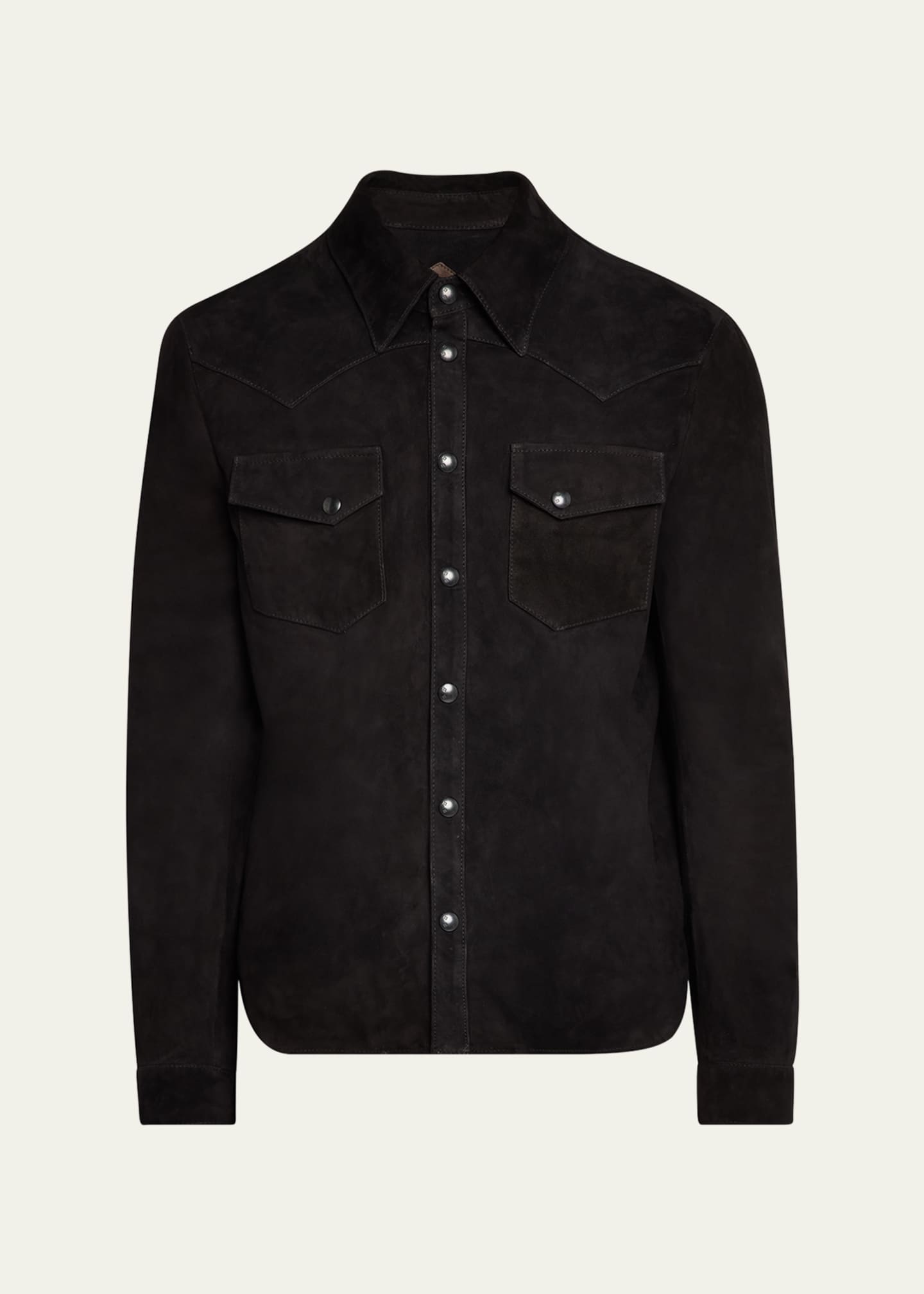 SAVAS Men's Lowry Leather Overshirt Image 1 of 5