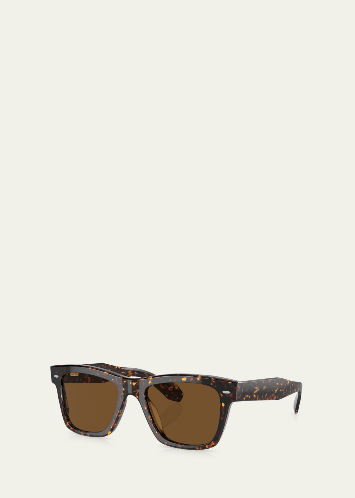 Oliver Peoples Men's ov5552su Polarized Rectangle Sunglasses Image 2 of 3