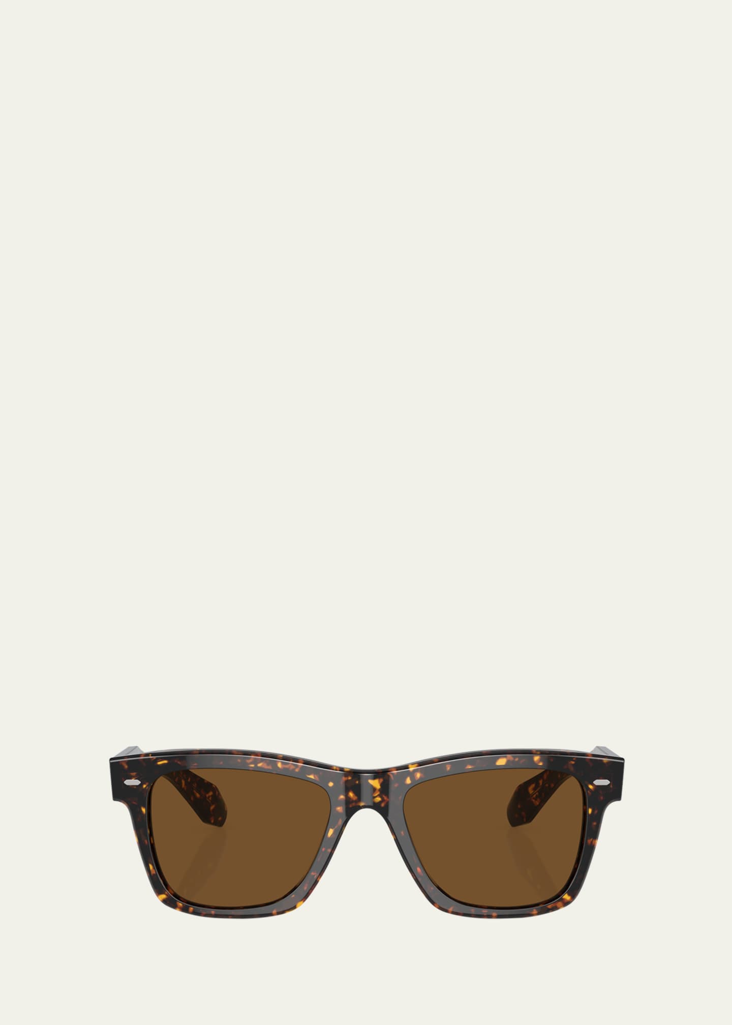 Oliver Peoples Men's ov5552su Polarized Rectangle Sunglasses Image 1 of 3