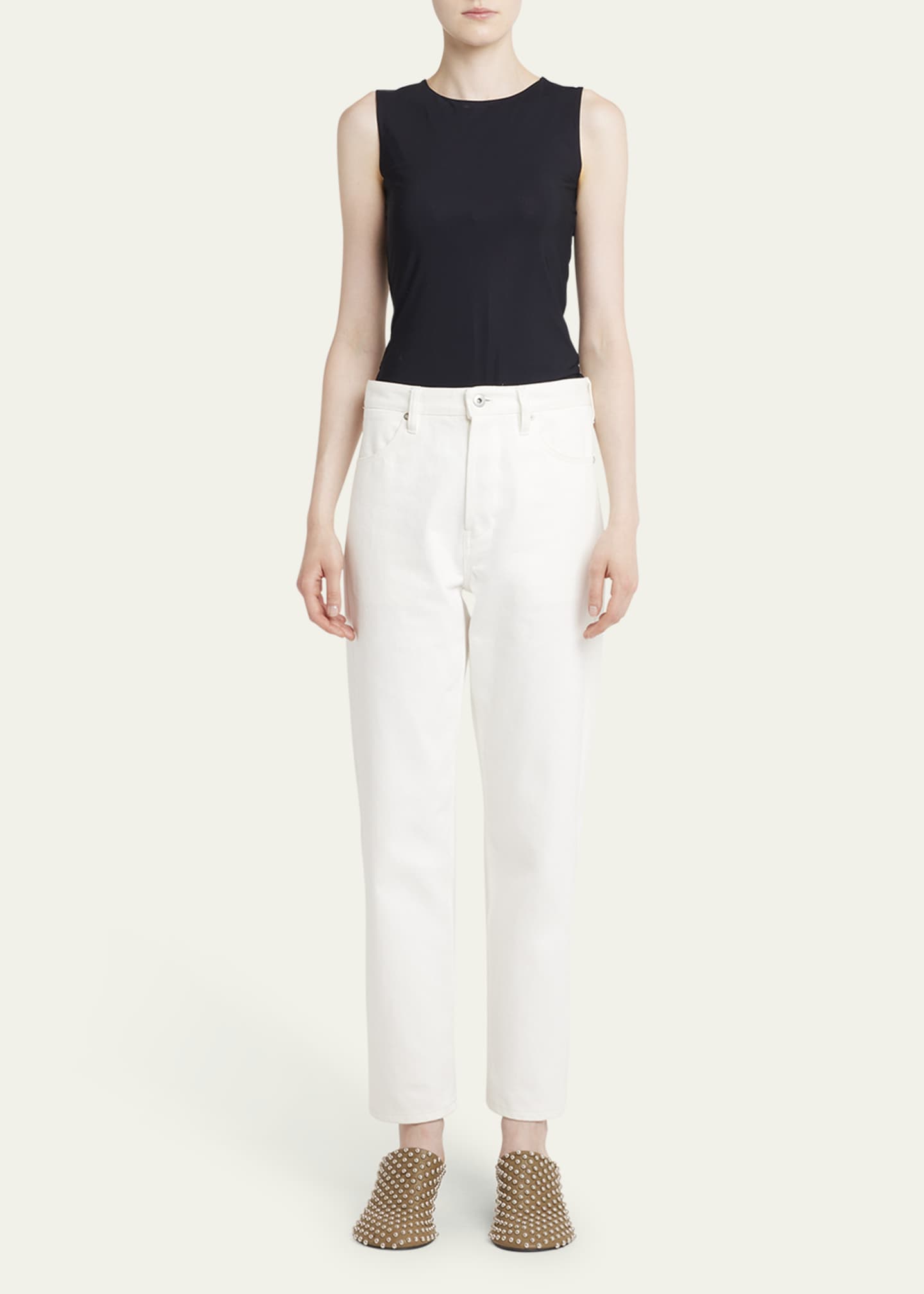 Jil Sander Straight Leg Denim Trousers Image 2 of 5