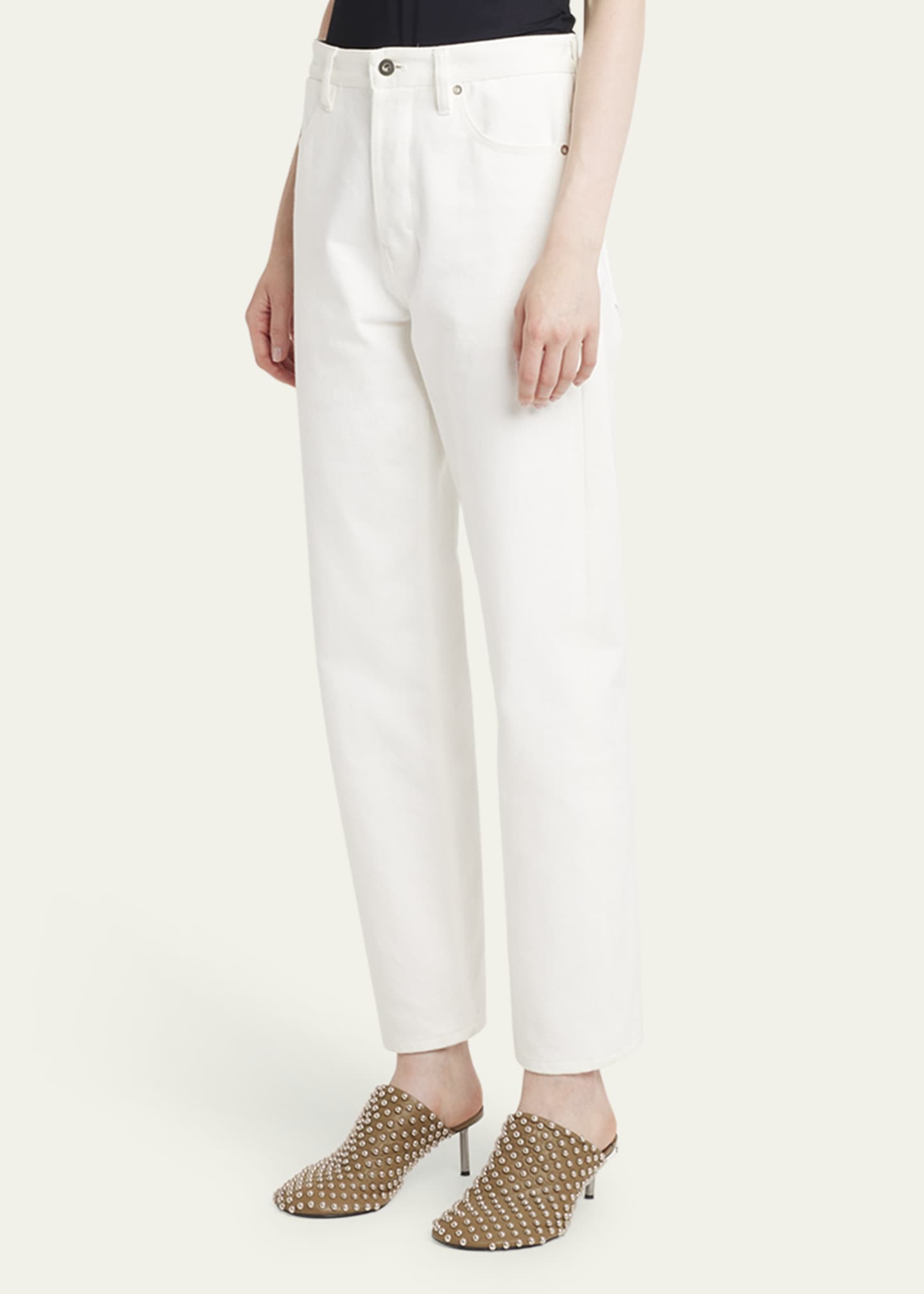 Jil Sander Straight Leg Denim Trousers Image 4 of 5