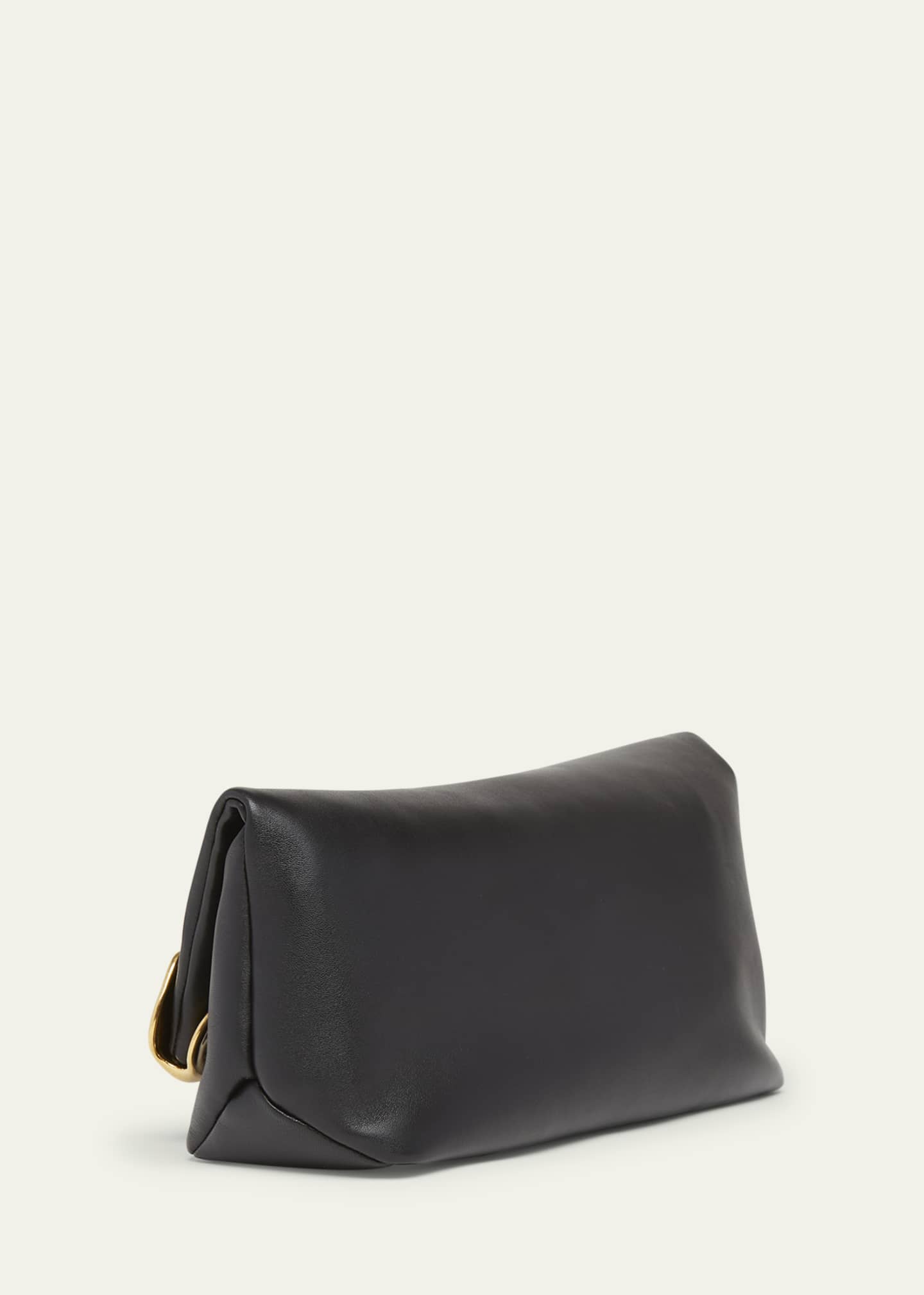 Jil Sander Jewel Pochette Leather Clutch Bag Image 3 of 5