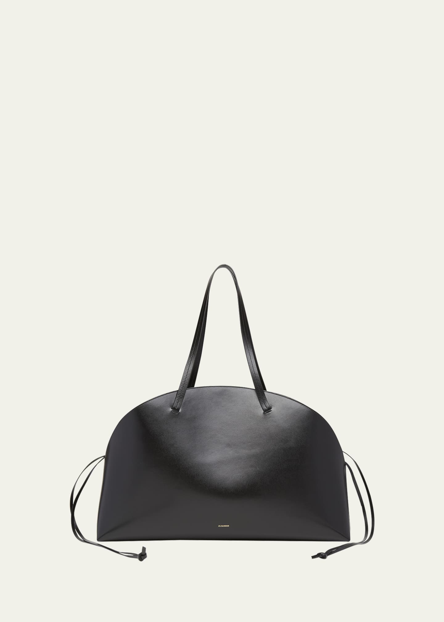 Jil Sander Curve Large Leather Shoulder Bag Image 1 of 4