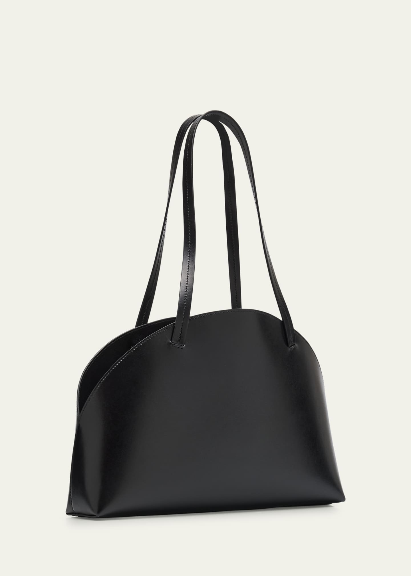 Jil Sander Curve Medium Calf Leather Shoulder Bag Image 3 of 6