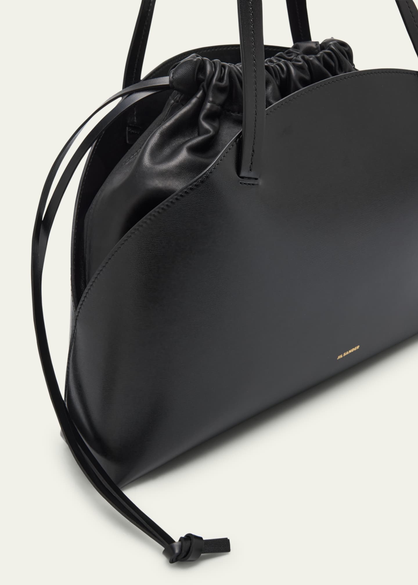 Jil Sander Curve Medium Calf Leather Shoulder Bag - Bergdorf Jil Sander Curve Medium Calf Leather Shoulder Bag - Bergdorf