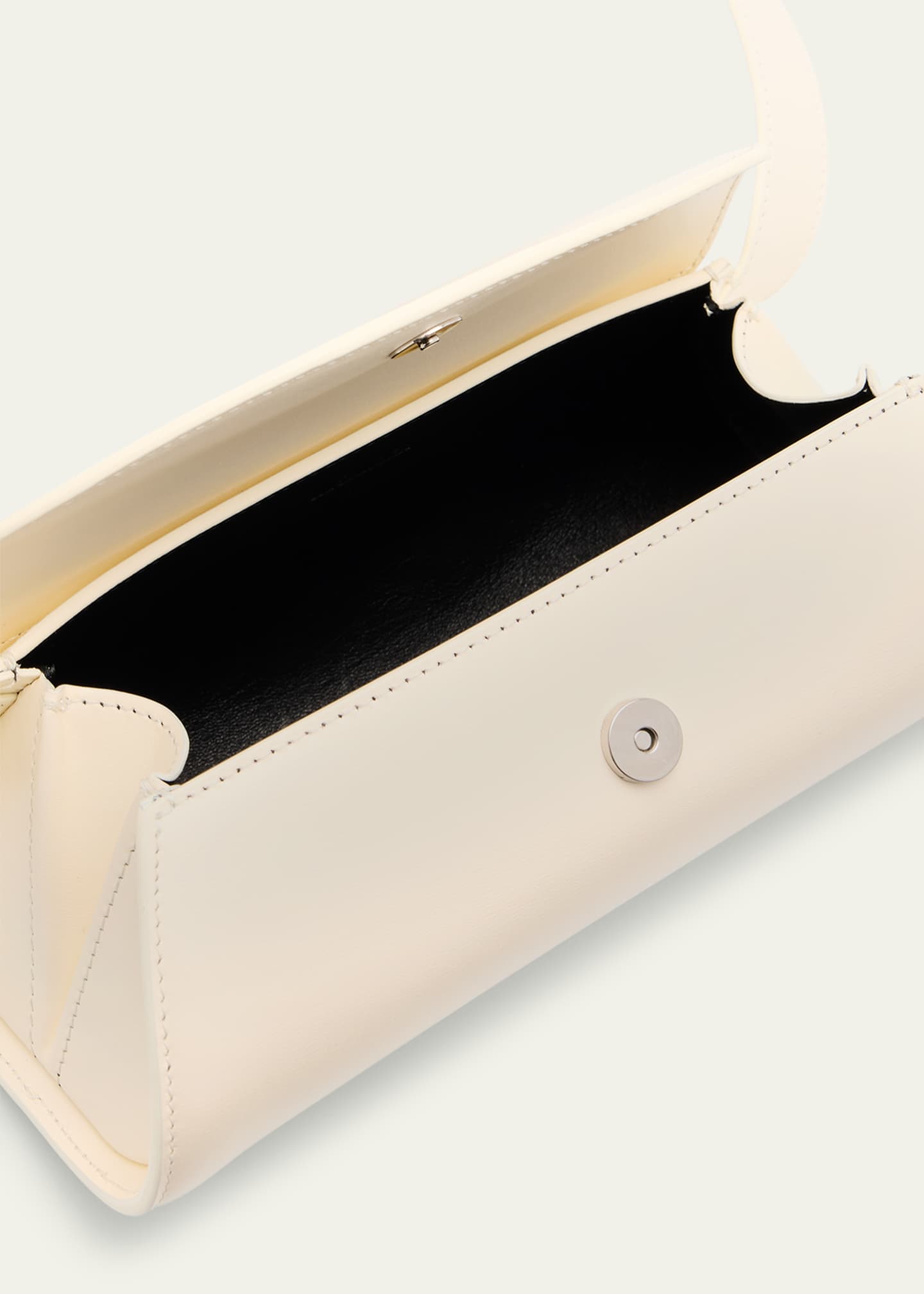 Jil Sander Cannolo Mini Flap Leather Shoulder Bag Image 4 of 6