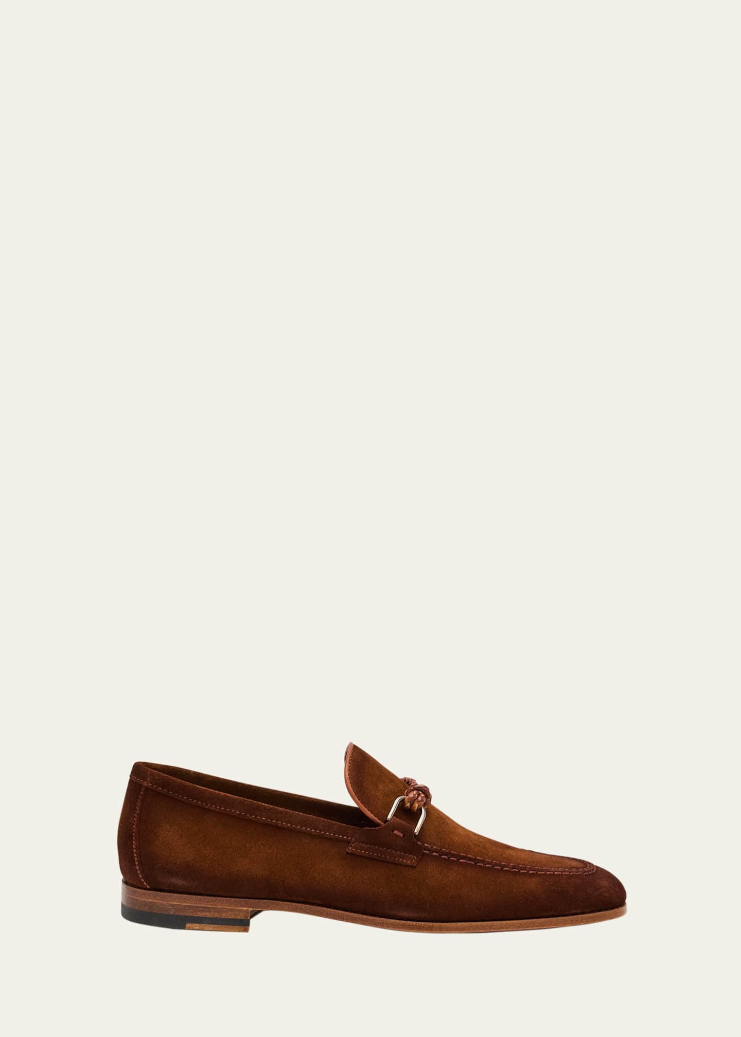 Magnanni leather bit loafer hot sale