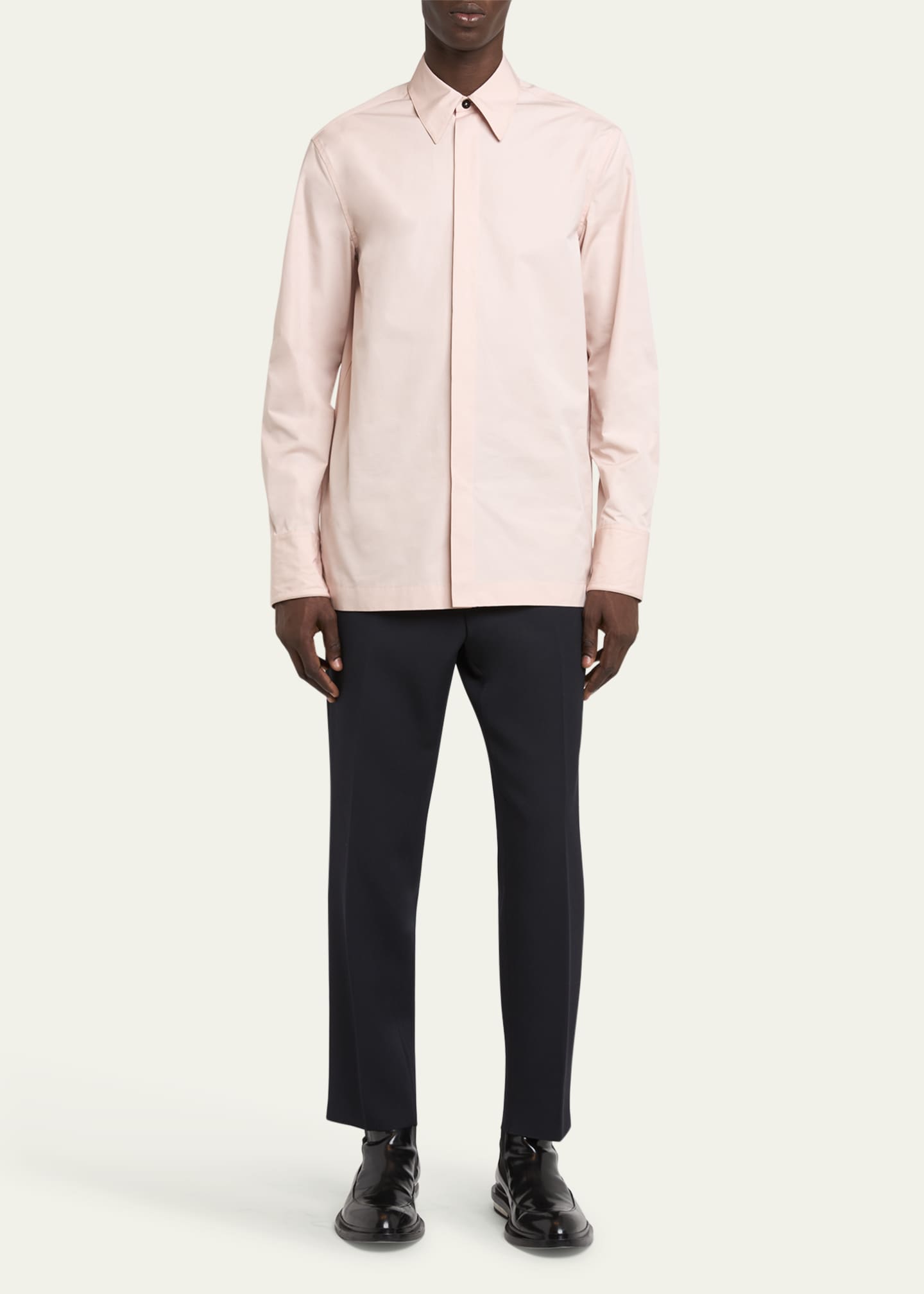Jil Sander Men's Relaxed-Fit Dress Shirt Image 2 of 5