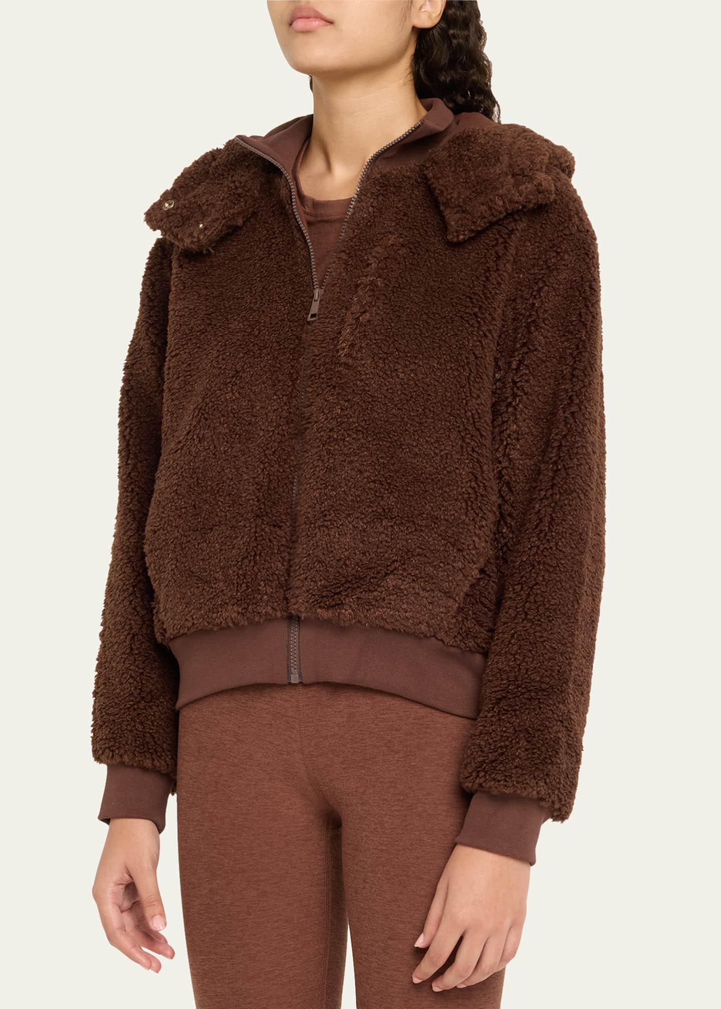Beyond yoga sherpa pullover 2025