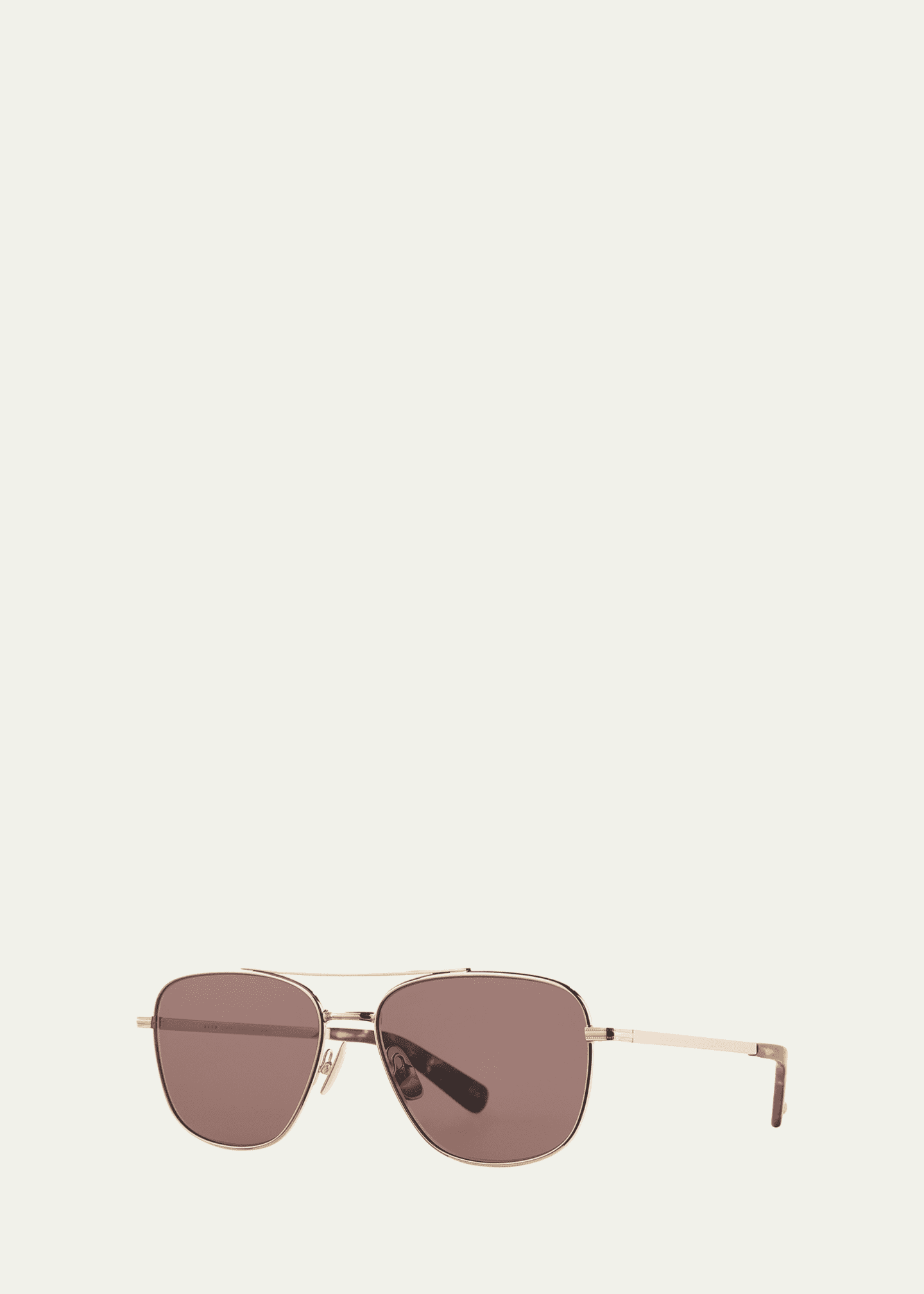 Garrett Leight Men's El Capitan Aviator Sunglasses Image 2 of 2