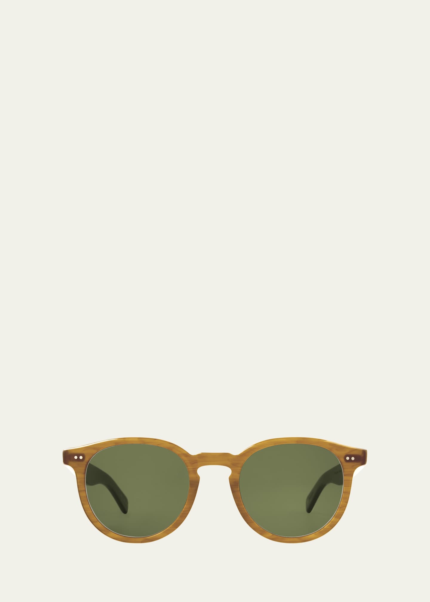 Garrett Leight Men's Morningside X Round Sunglasses Image 1 of 2