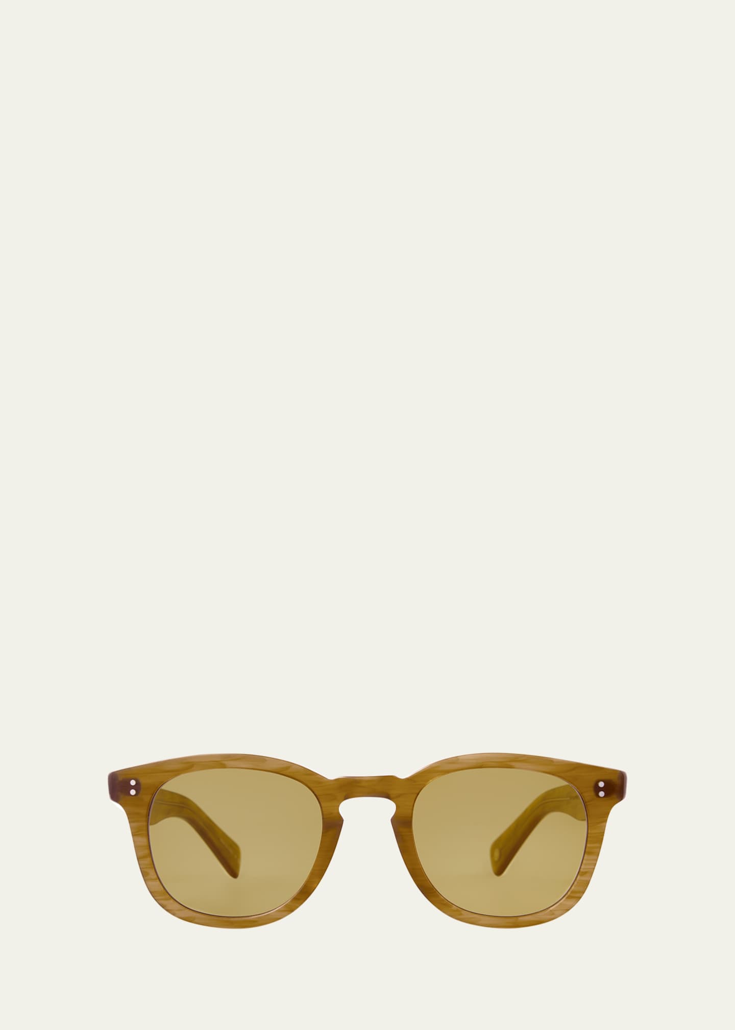 Garrett Leight Men's Kinney II Round Sunglasses Image 1 of 2