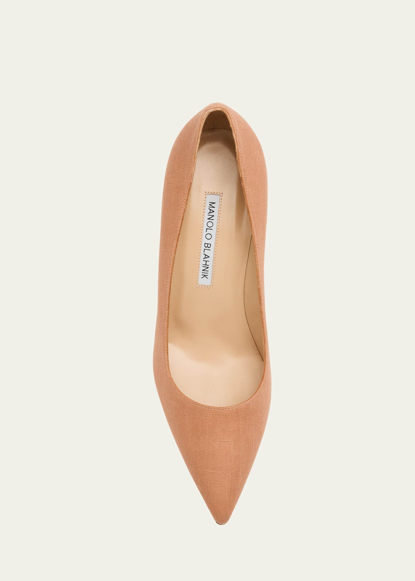 Manolo Blahnik BB 70mm Classic Fabric Pumps Image 4 of 4