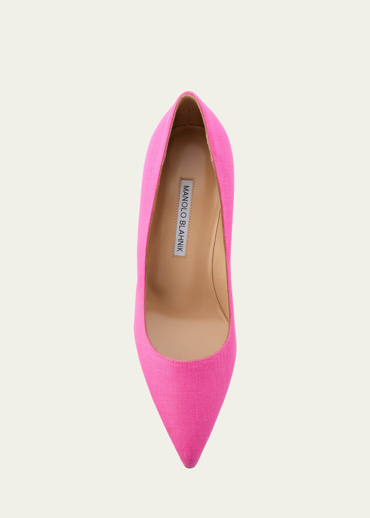Manolo Blahnik BB 70mm Classic Fabric Pumps Image 4 of 4