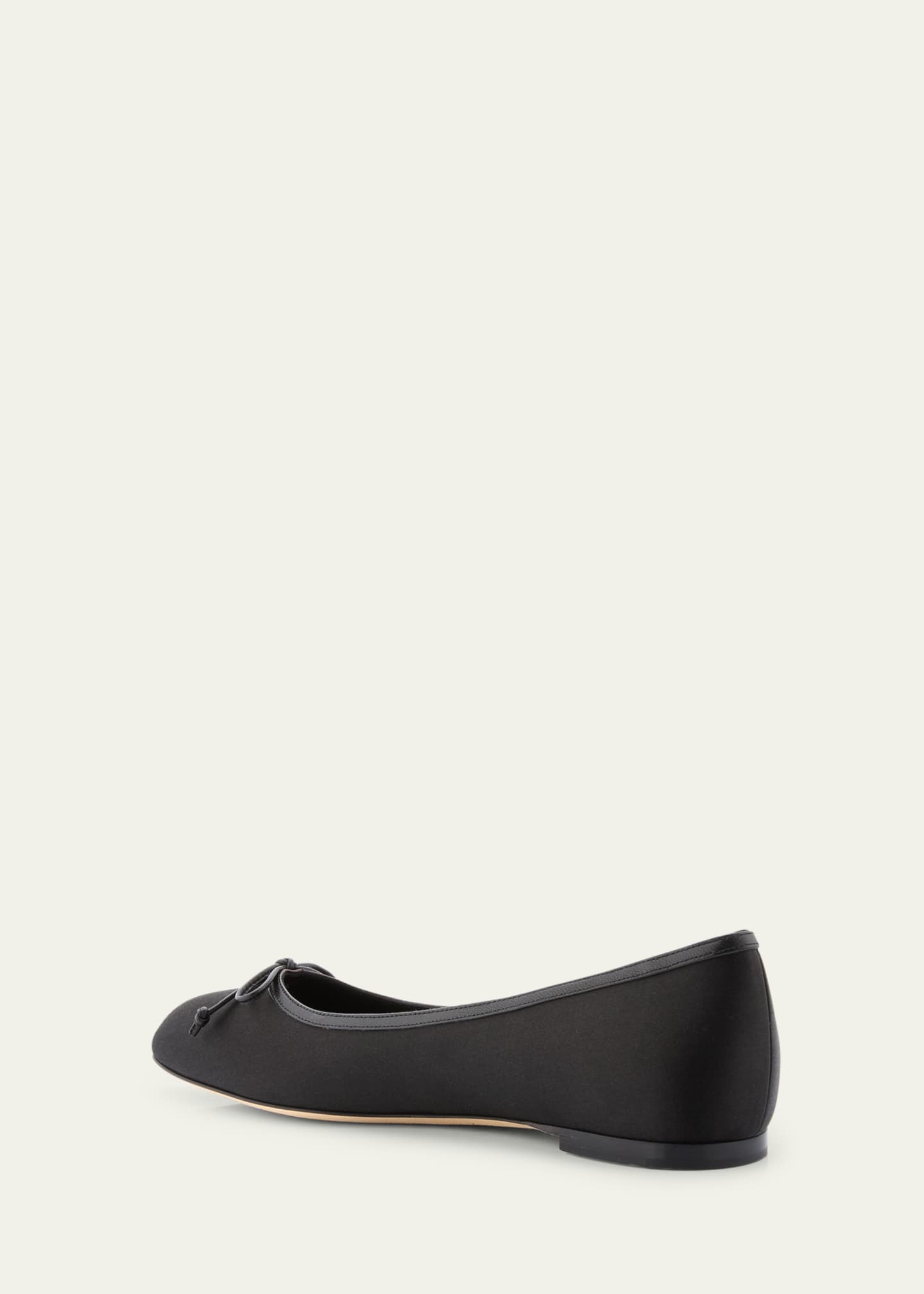 Manolo Blahnik Veralli Bow Ballerina Flats Image 2 of 4