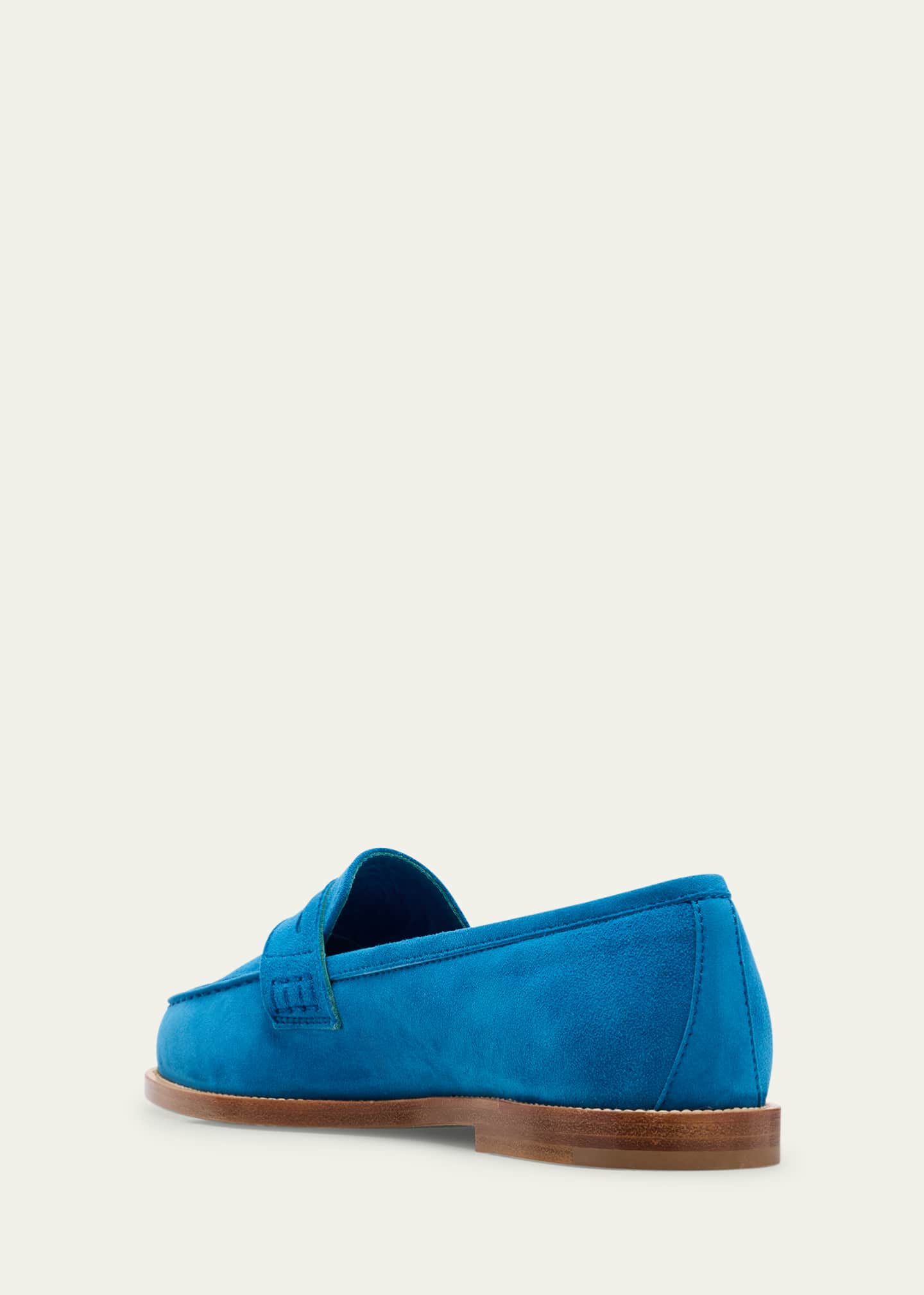 Perrita Classic Suede Penny Loafers