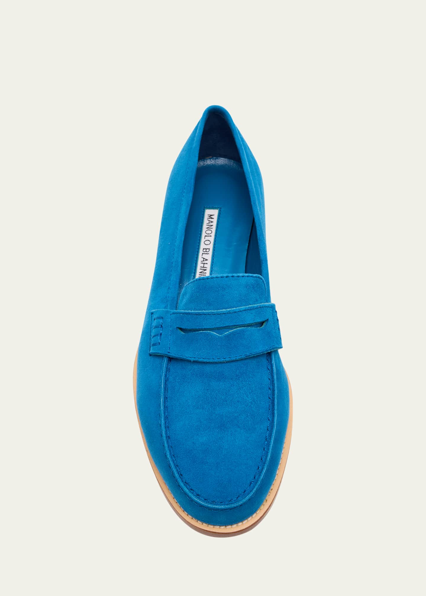 Perrita Classic Suede Penny Loafers