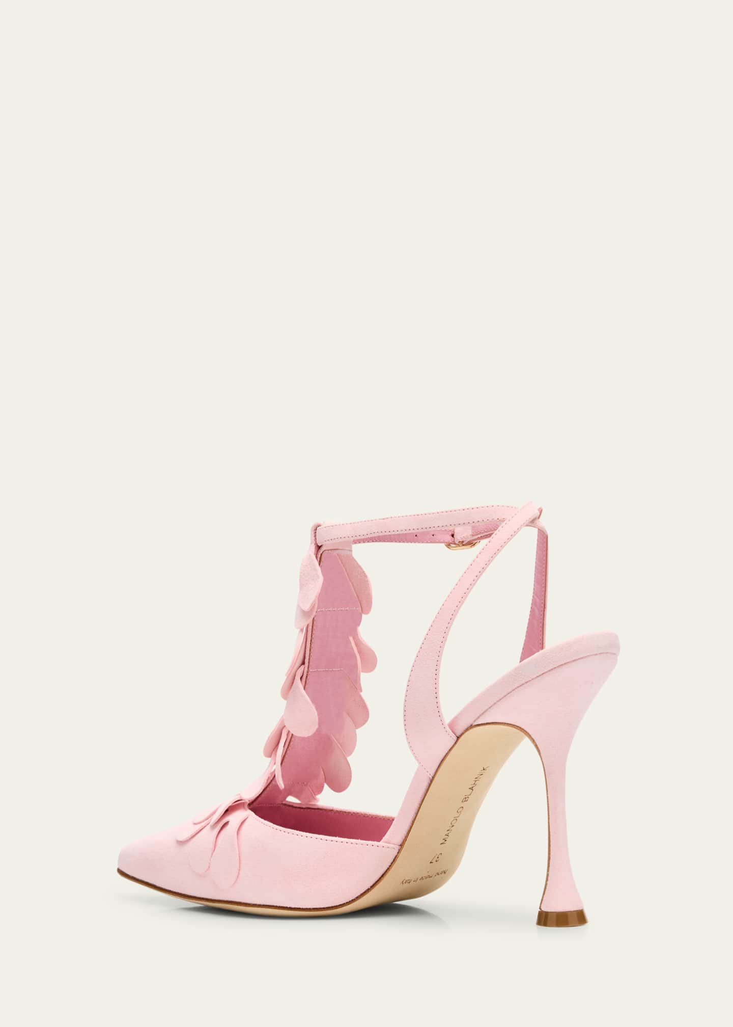 Manolo Blahnik Marwam Suede Pumps Image 2 of 4