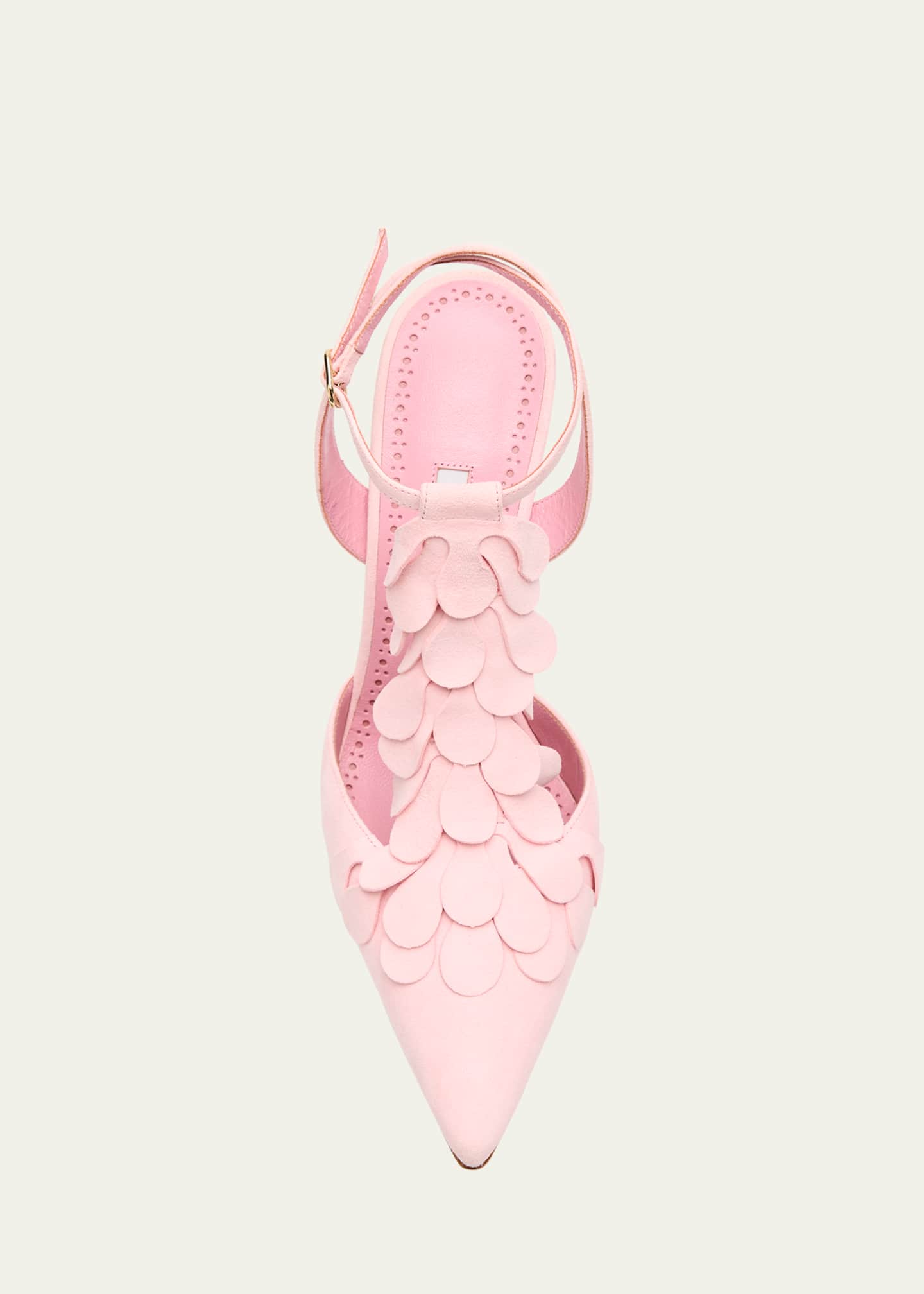 Manolo Blahnik Marwam Suede Pumps Image 4 of 4