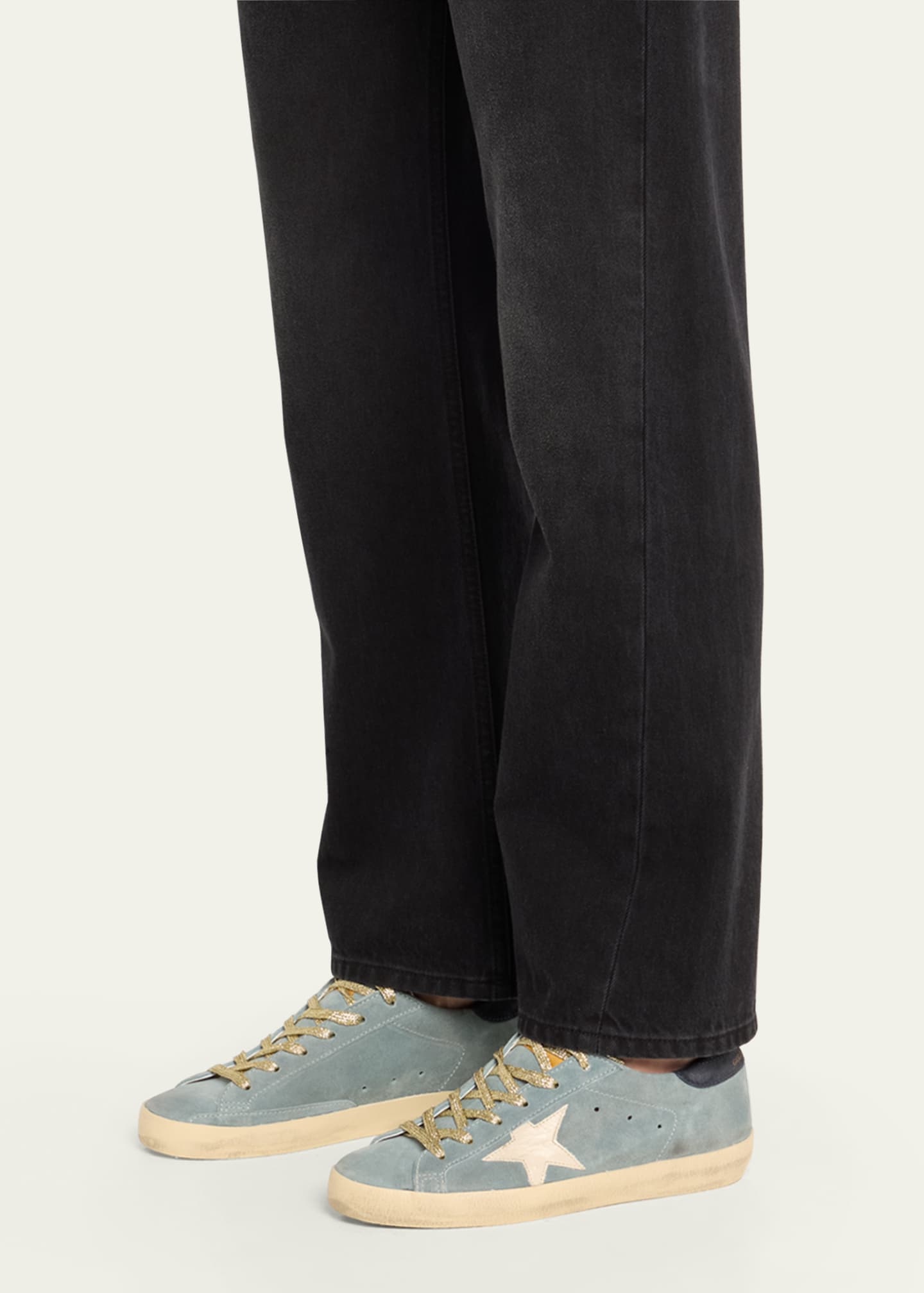 Golden Goose Super-Star Low-Top Suede Sneakers Image 2 of 4